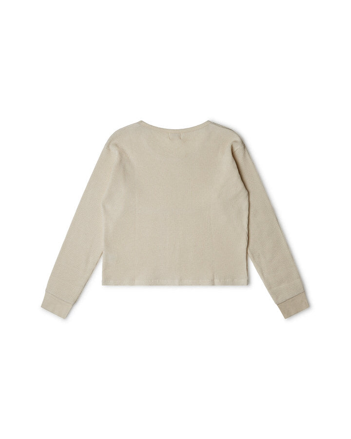 Chemise blanche à manches longues écru en coton de Matona