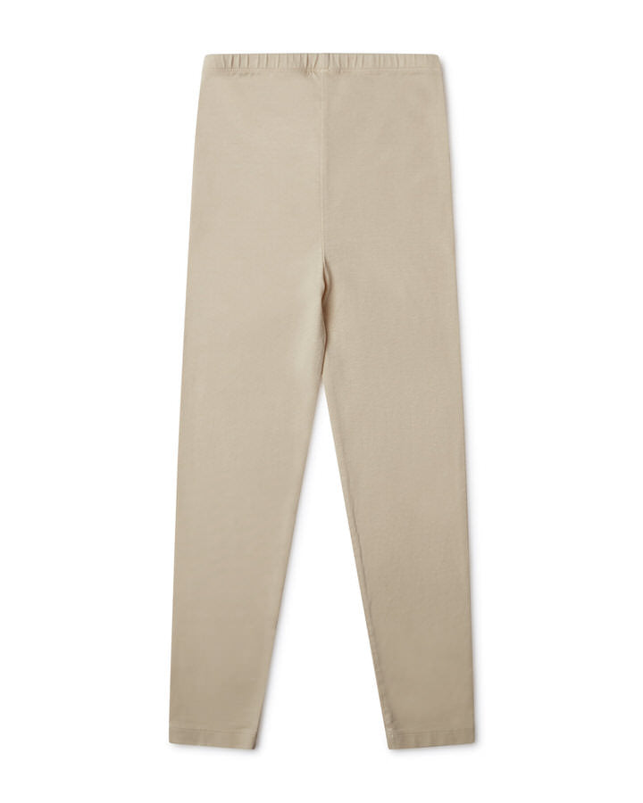 Weisse Leggings ecru aus Bio-Baumwolle von Matona