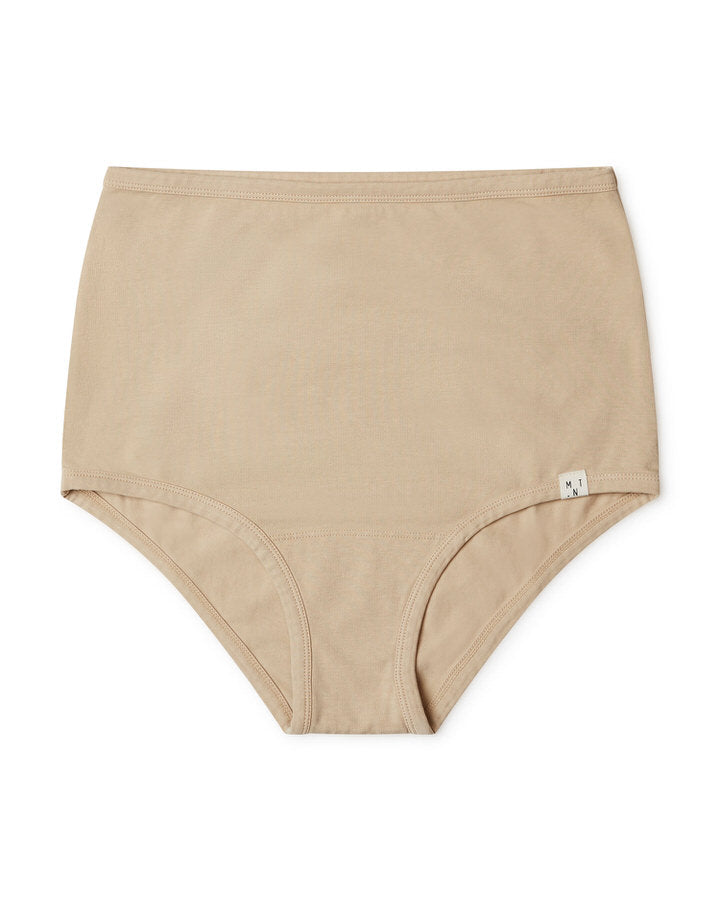 Poudre de slip beige en coton biologique de Matona