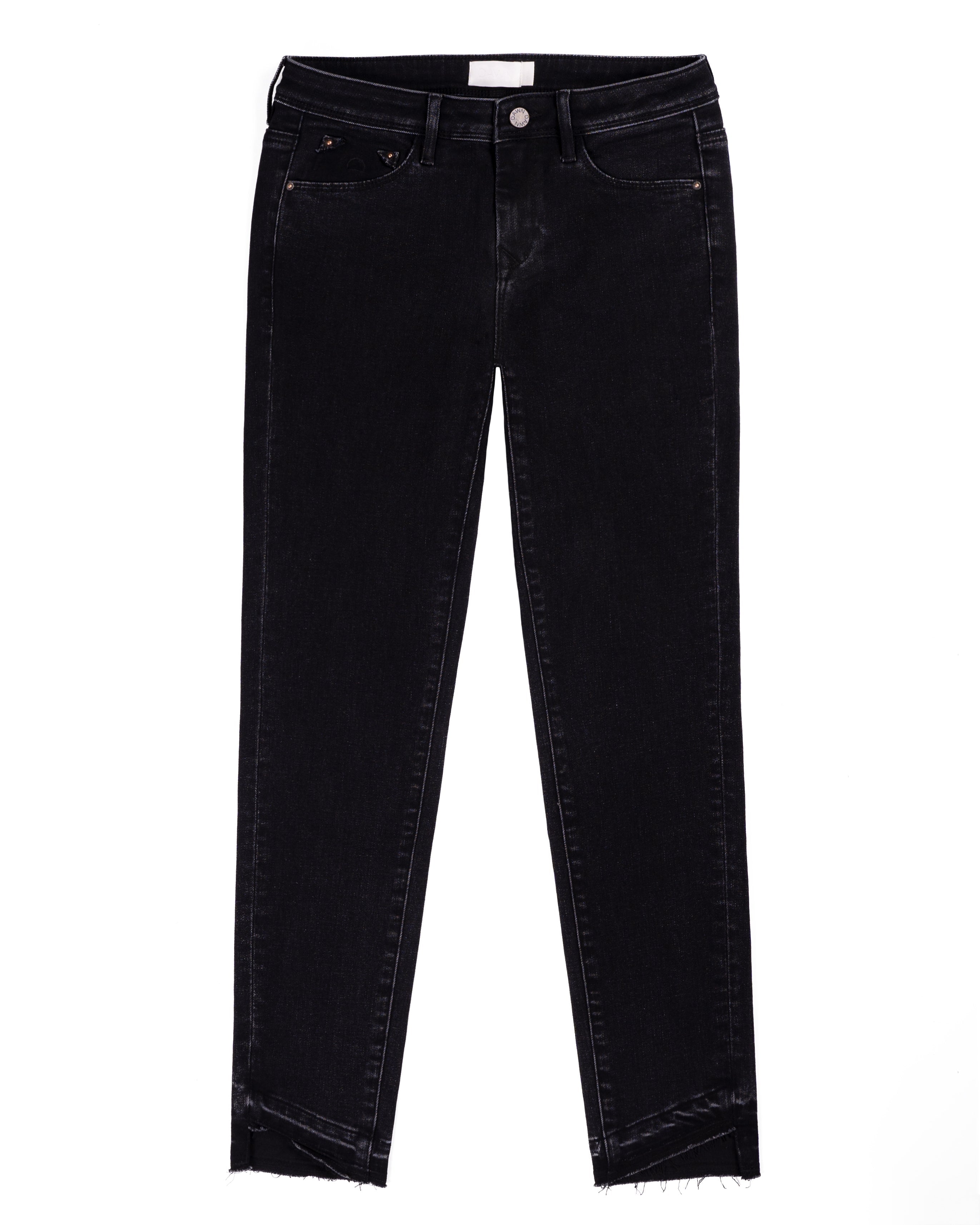 Schwarze Jeans MID SUN Slim basic aus Bio-Baumwolle von Dawn Denim