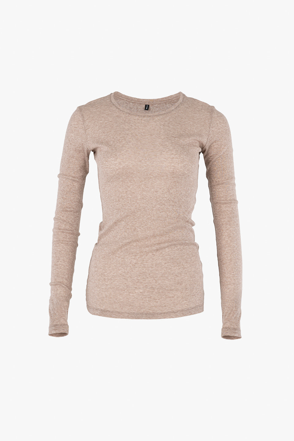 Beiges Langarmshirt aus 100% Bio-Baumwolle von Moya Kala