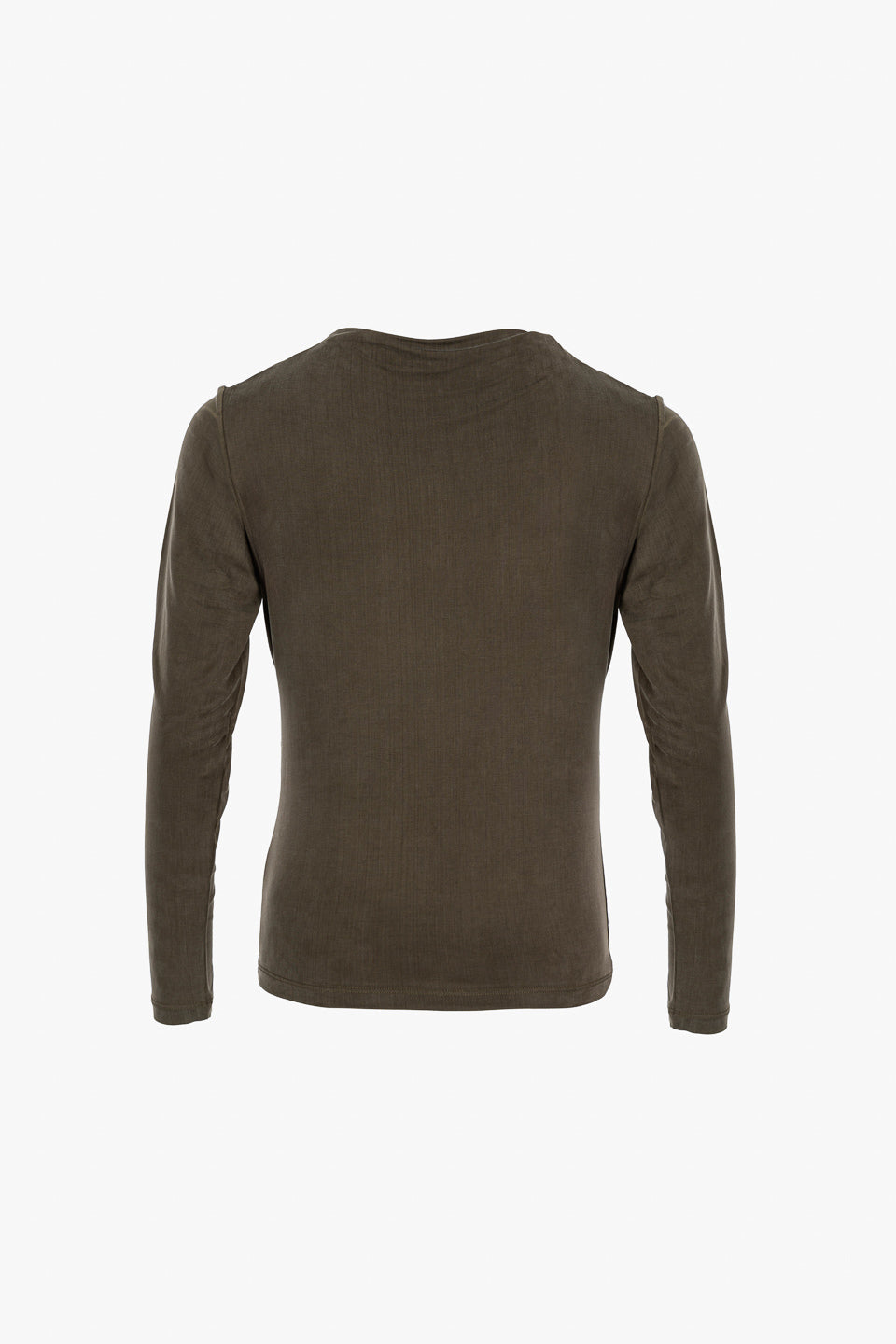 Grünes Langarmshirt aus Cupro von Moya Kala