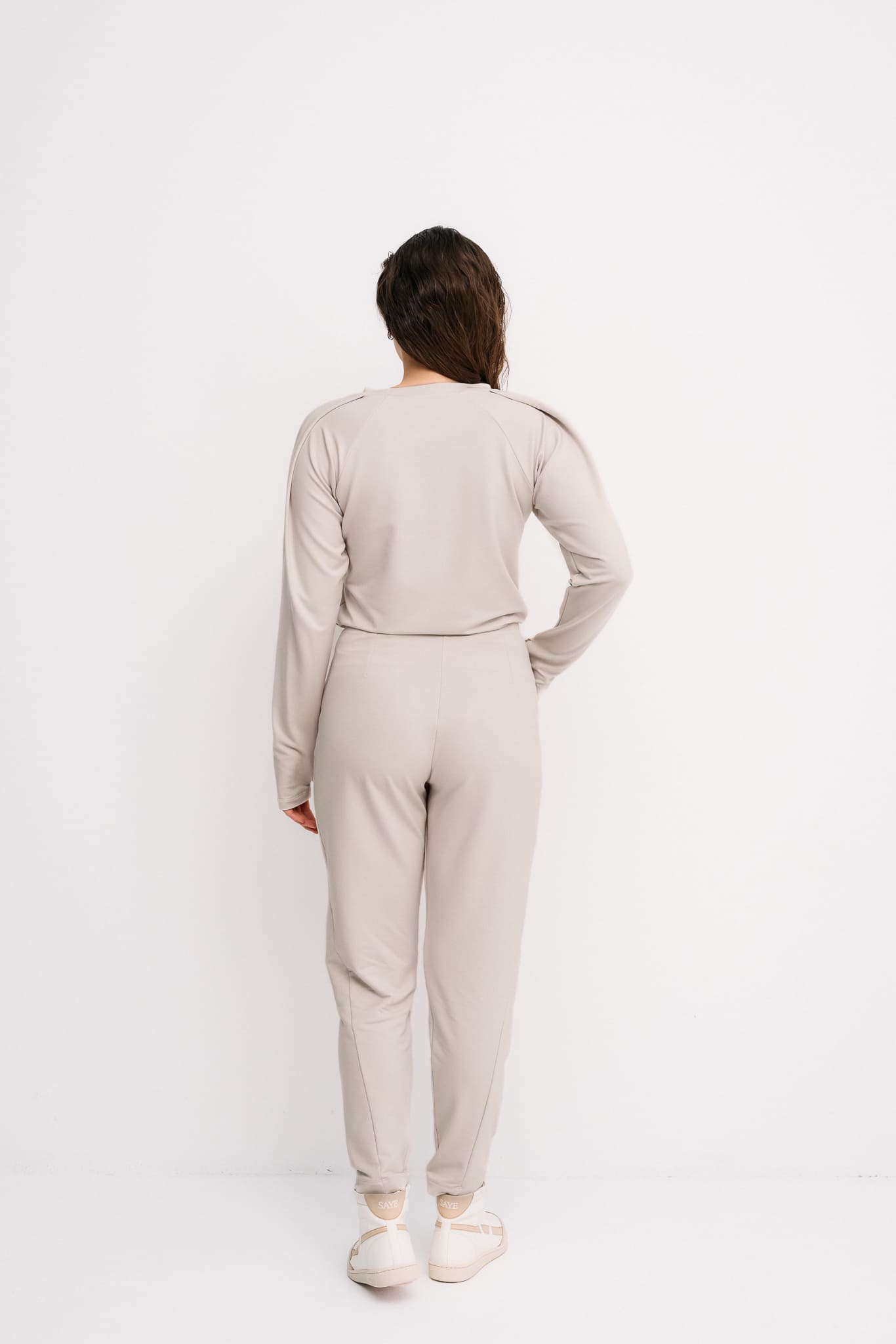 Gray formal sweater made of lyocell by MOYA KALA