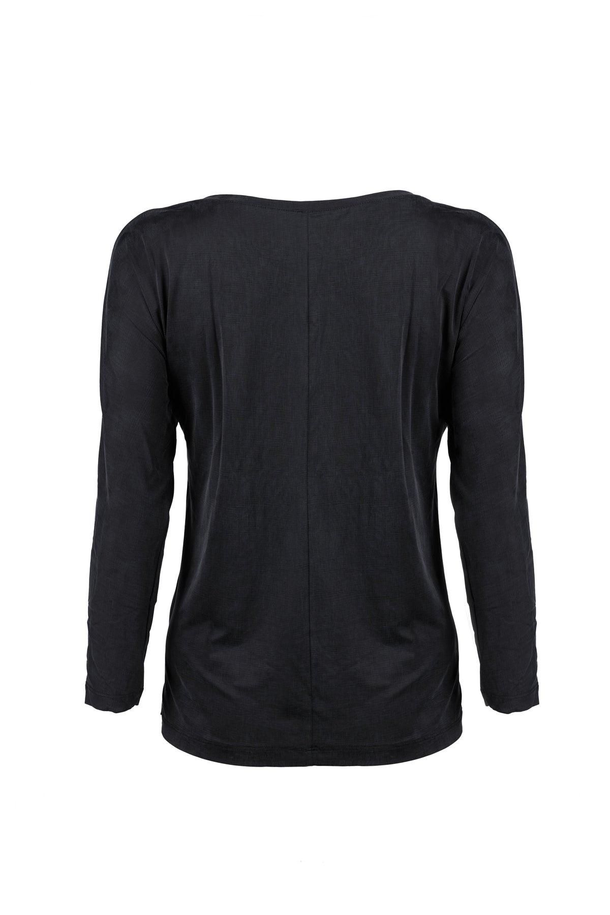 Schwarzes Top Plain aus Cupro von MOYA KALA