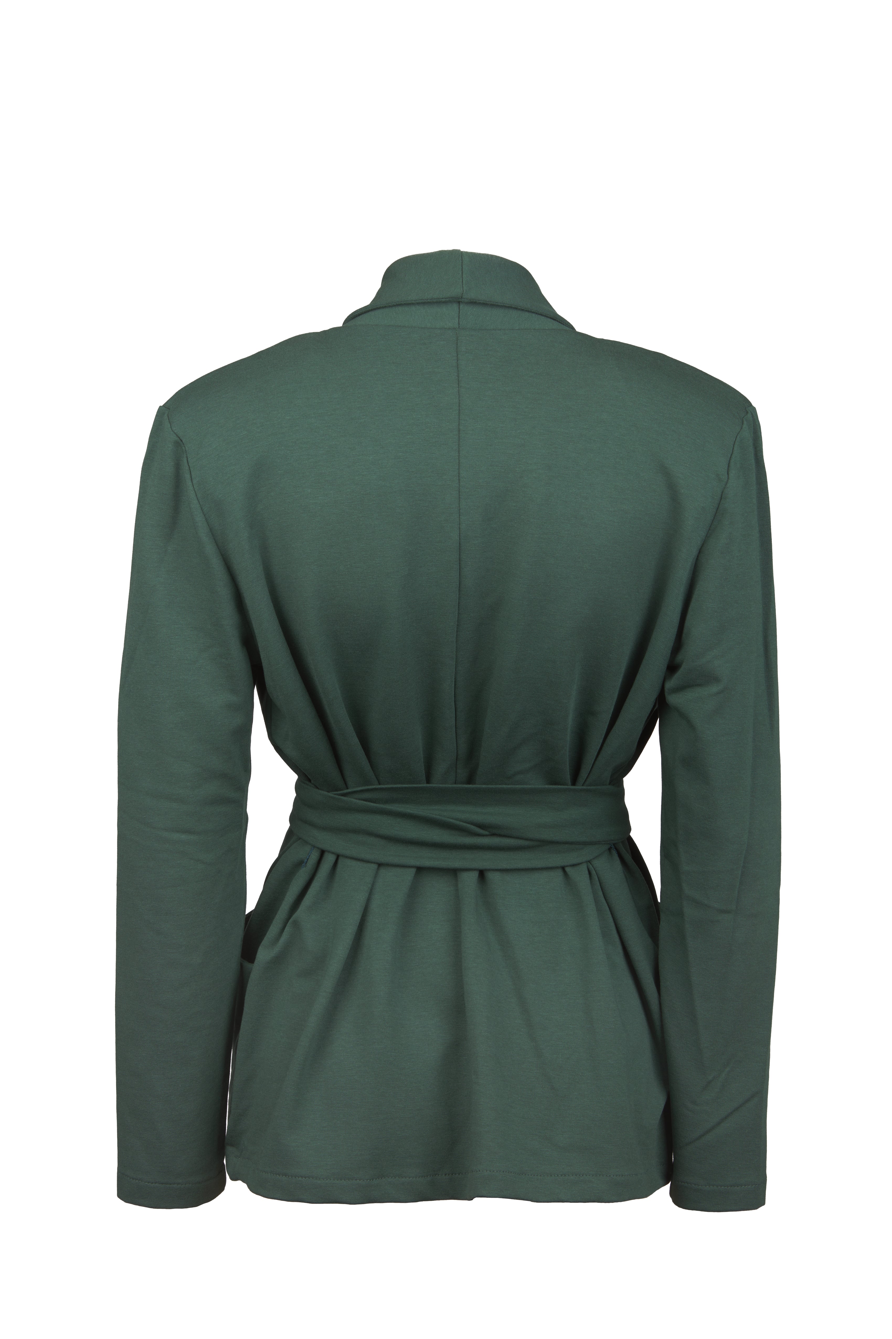 Green formal blazer made of lyocell by MOYA KALA