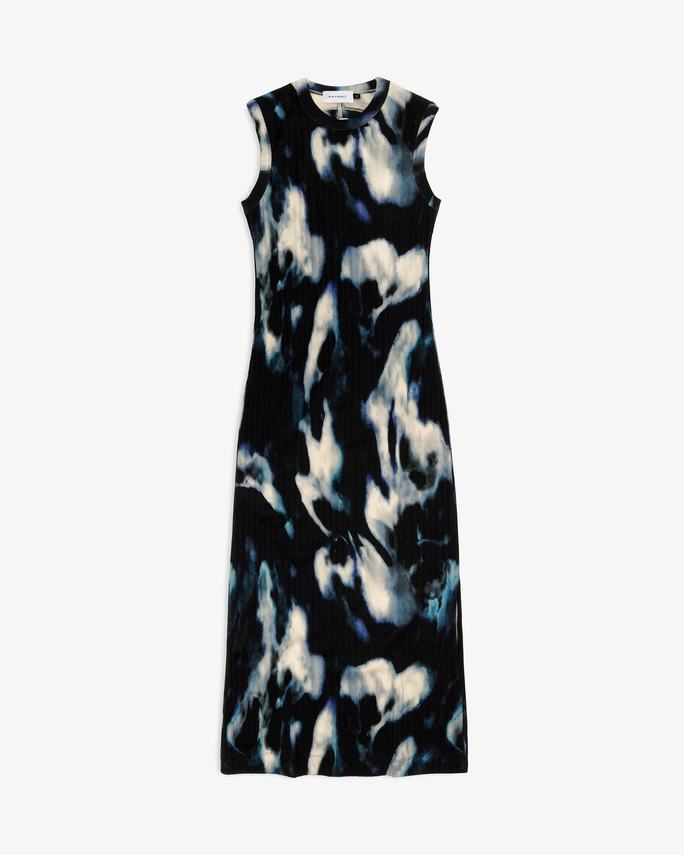 Rotholz Organic Cotton Tie-Dye Ribbed Dress