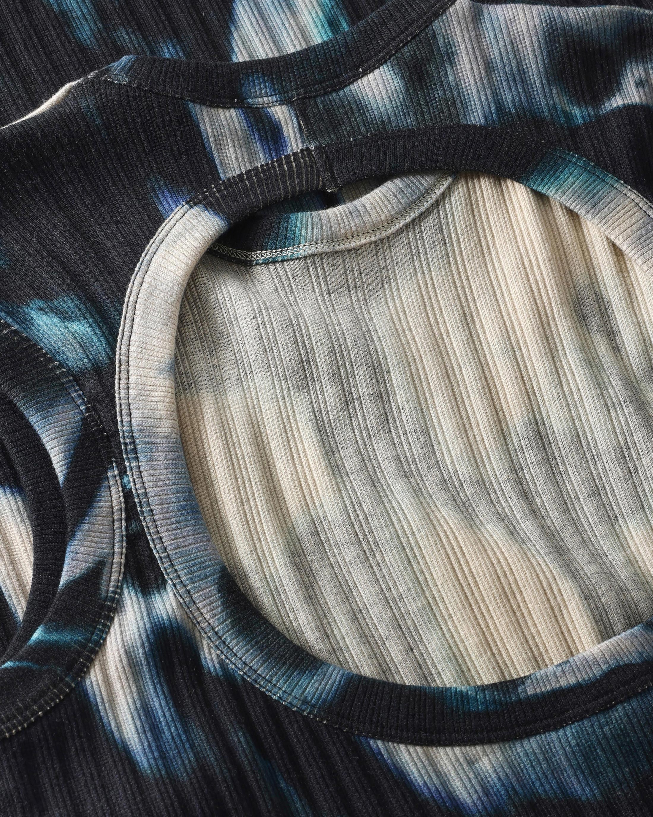 Geripptes Top Tie Dye aus Bio-Baumwolle von Rotholz