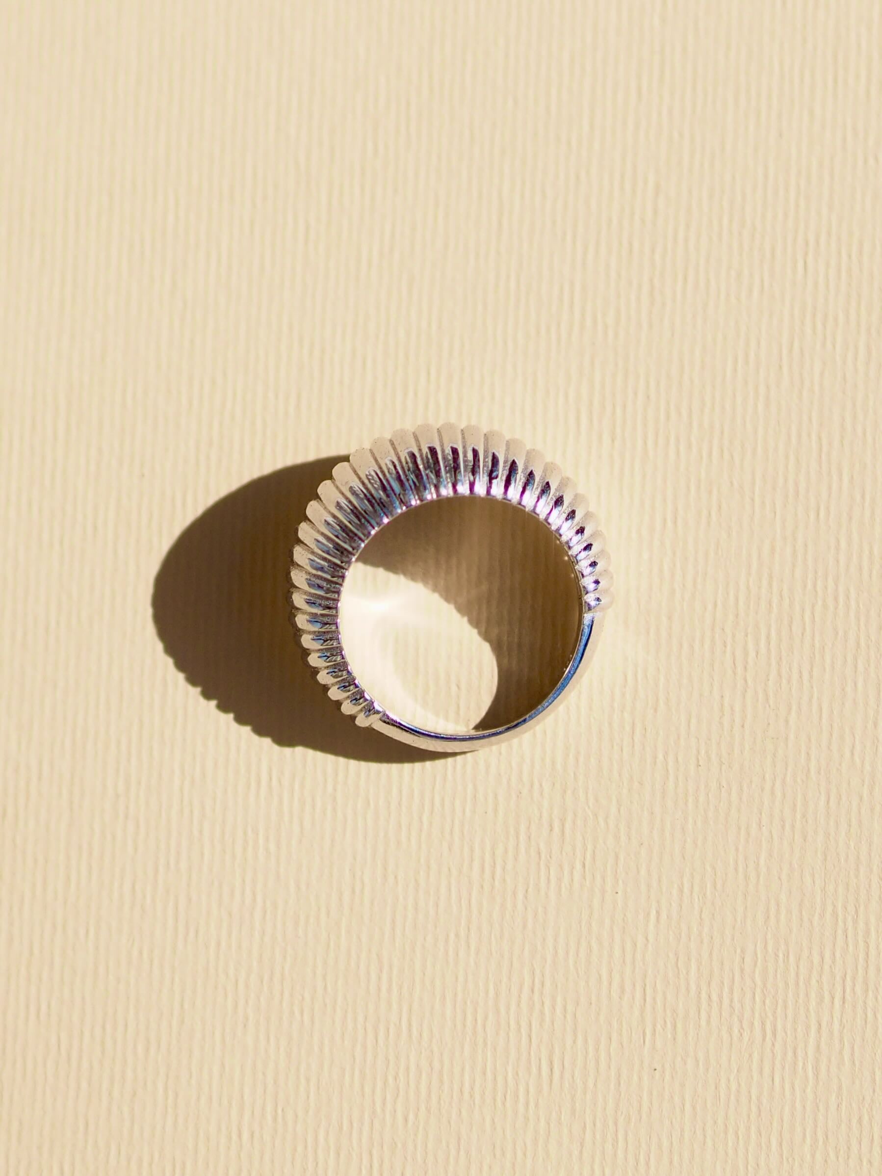 SAVOY Dome ring made of silver by V Design Lab