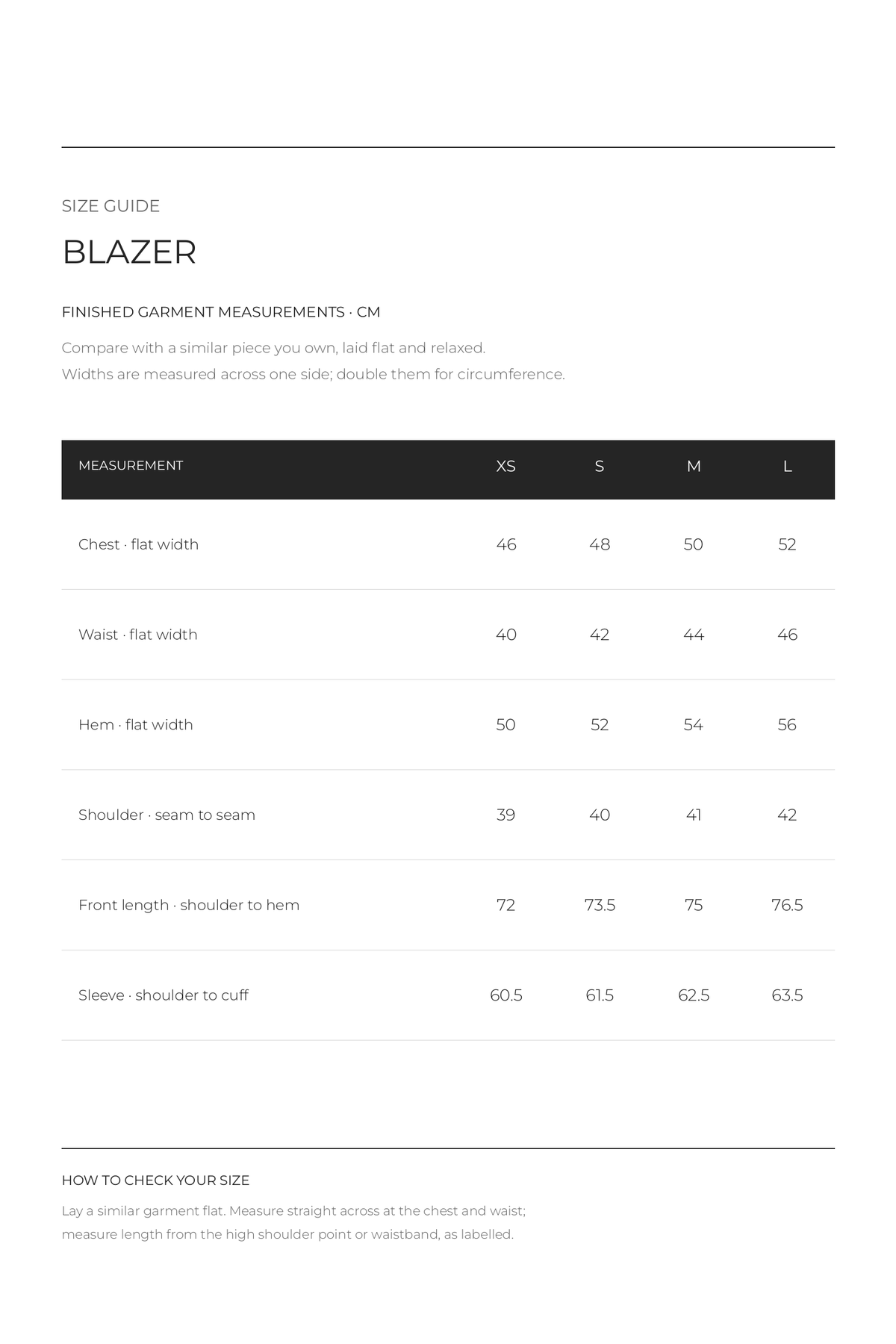 Schwarzer Blazer Signature aus 100% Merinowolle von Pura Clothing