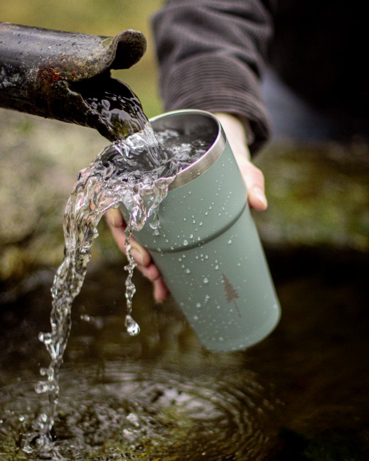 Grüner Thermobecher TreeMug Outdoor von Nikin