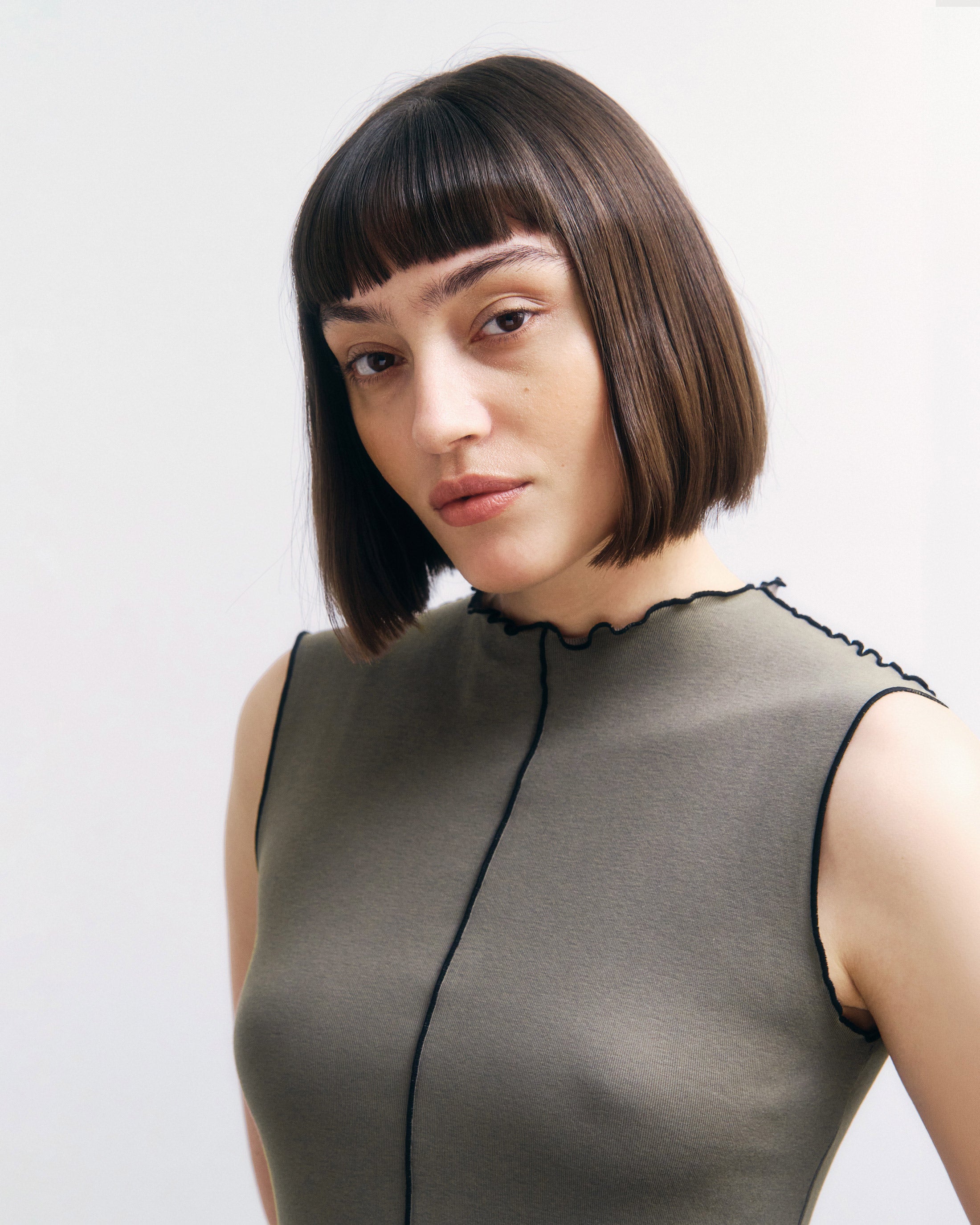 Kleid Pin-Tucked aus Bio-Baumwolle von Rotholz