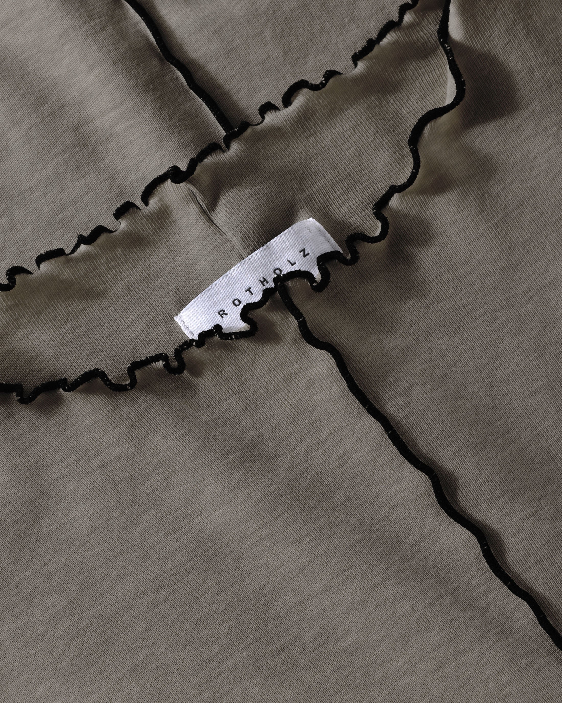 Graues Top Pin-Tucked aus Bio-Baumwolle von Rotholz