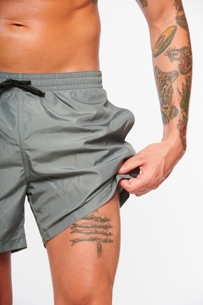Short de bain gris HONU de PURA Clothing