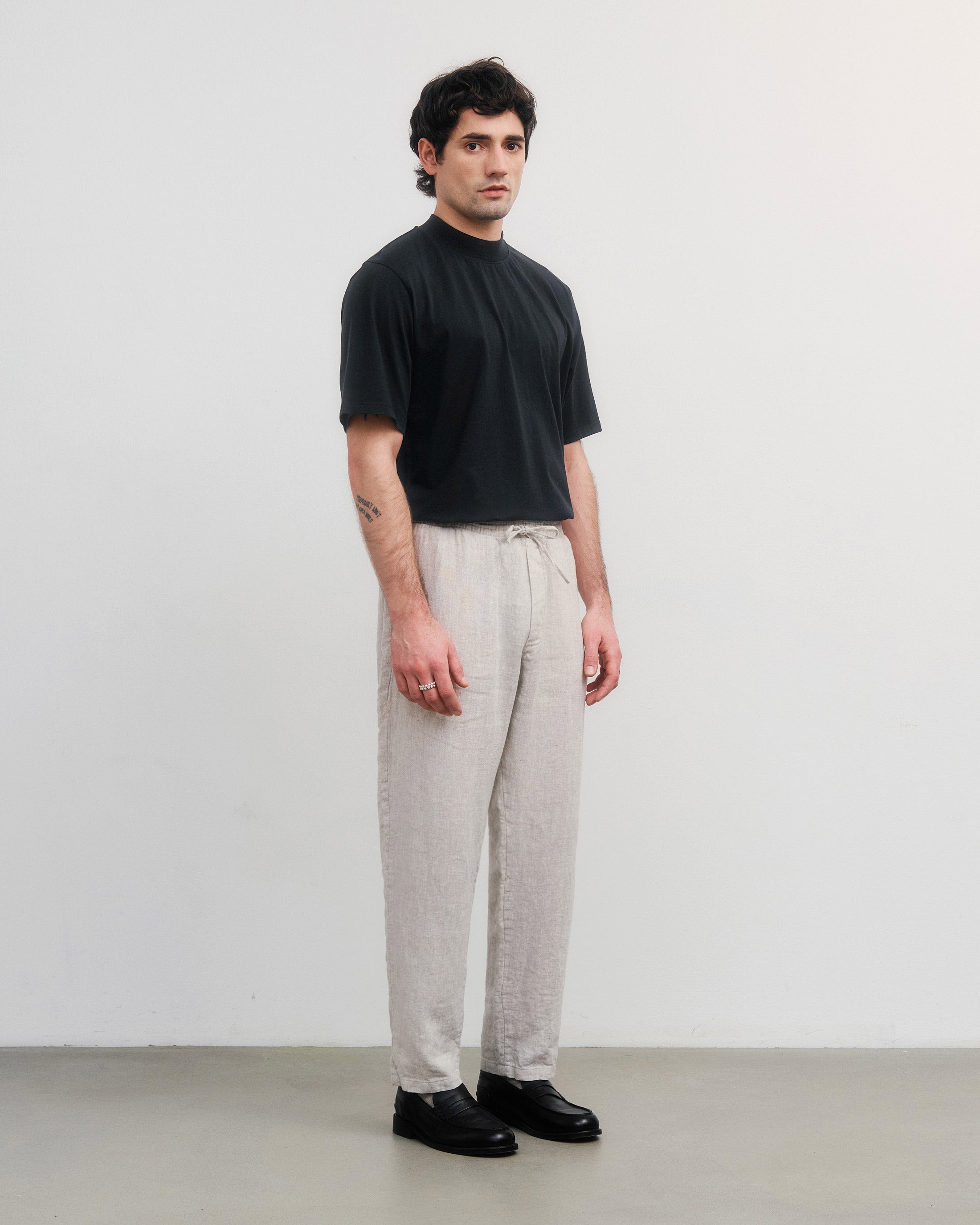 Linen Trousers - Natural