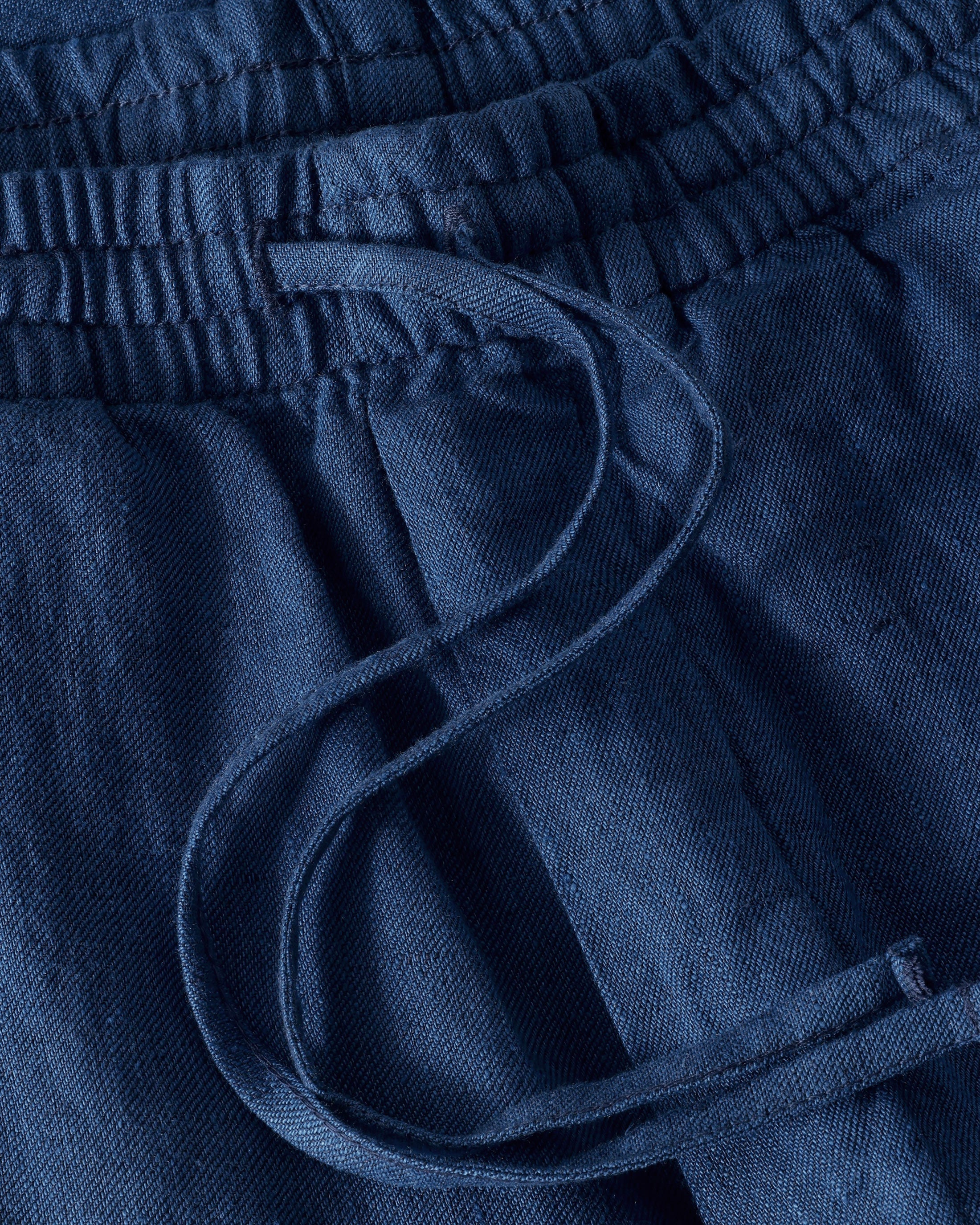 Blaue kurze Hose aus Bio-Baumwolle von Rotholz