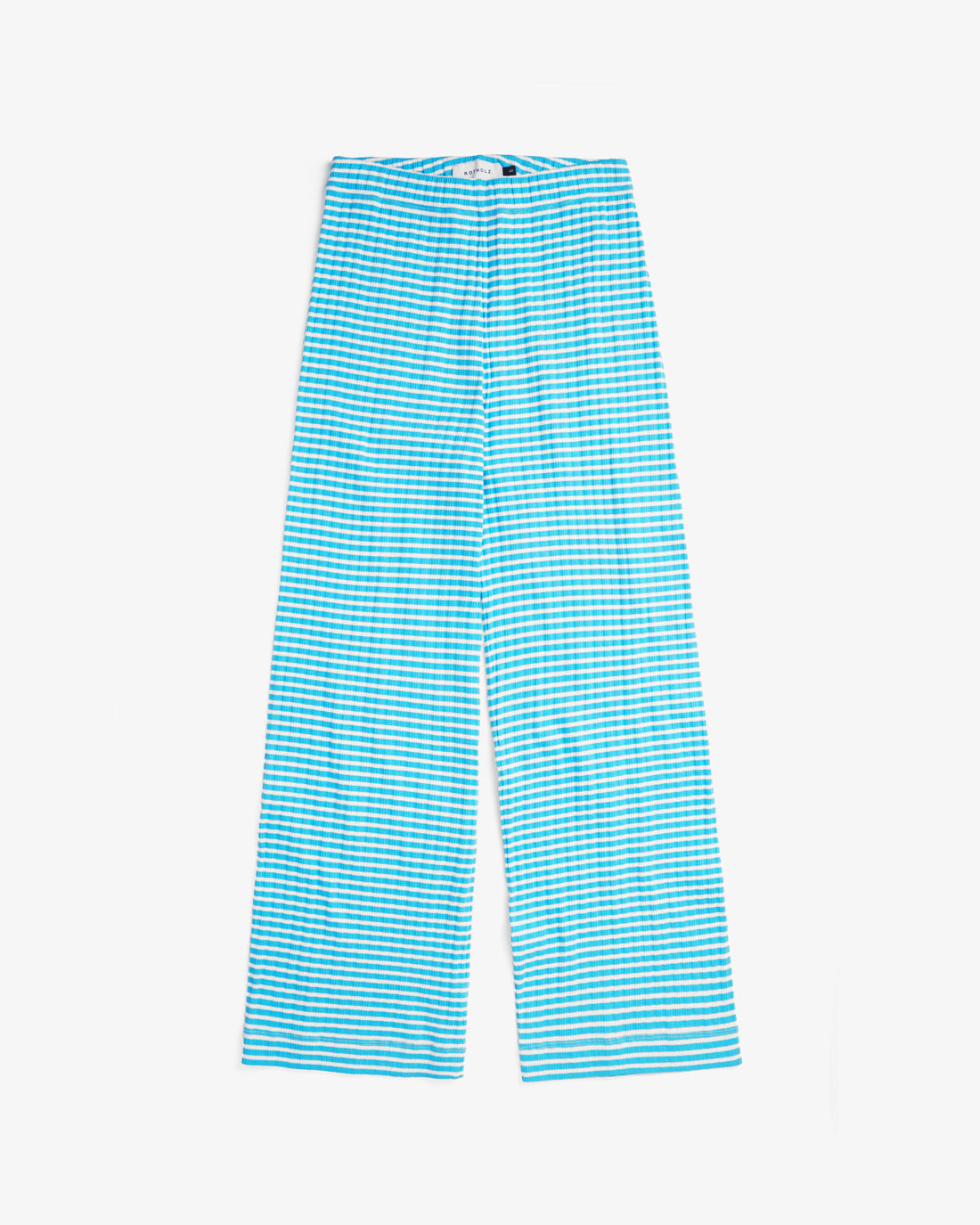 Blue trousers made from 100% organic cotton by Rotholz