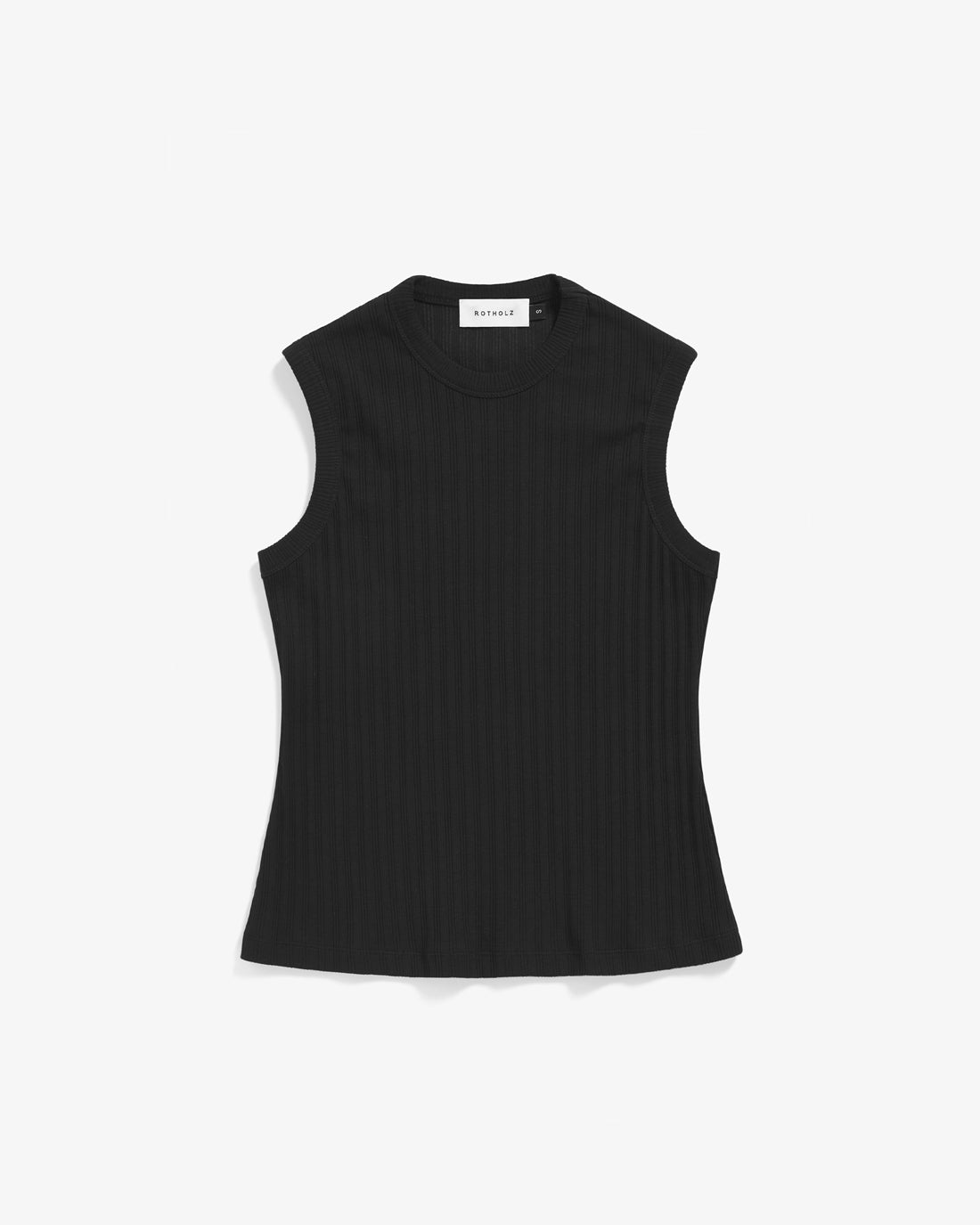 Top noir en coton biologique de Rotholz