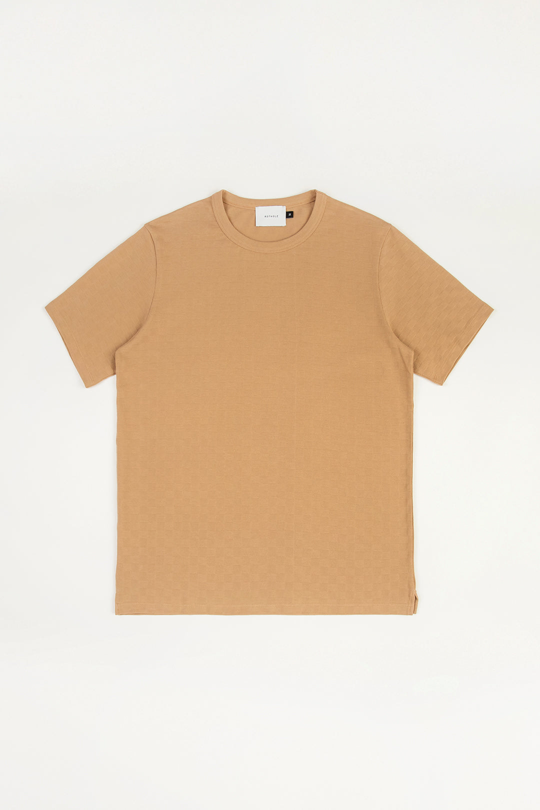 Karamellfarbenes T-Shirt aus 100% Bio-Baumwolle von Rotholz