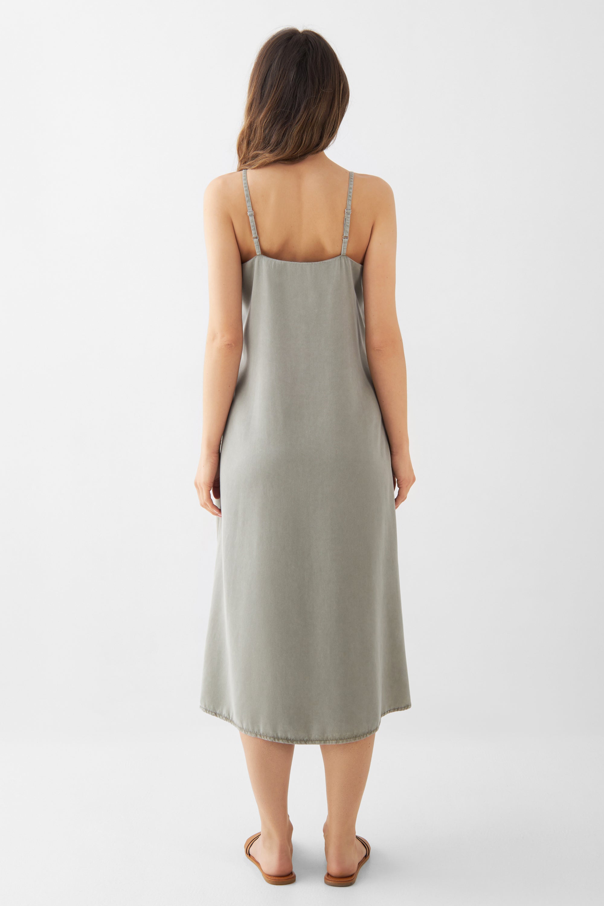 Beige dress SUNBEAM made of 100% Tencel by Dawn Denim