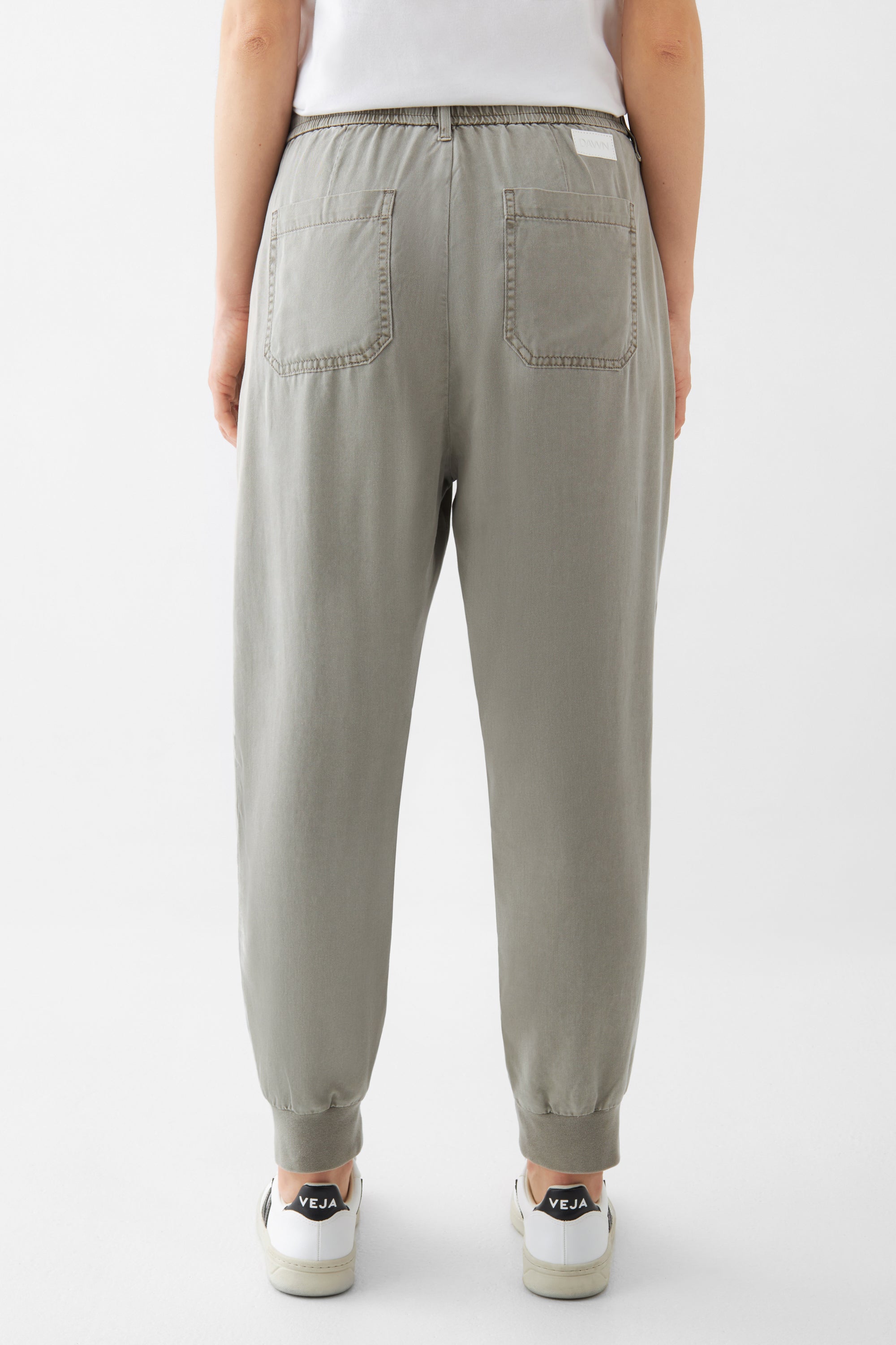 Beige SUNSHINE trousers made from 100% Tencel by Dawn Denim