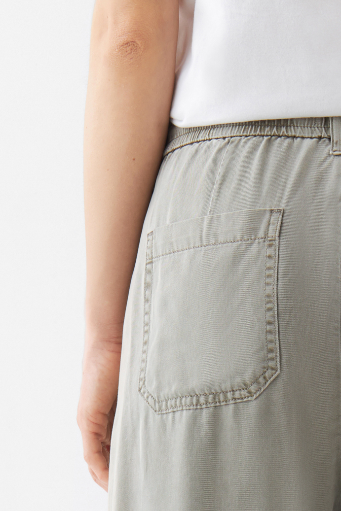 Beige SUNSHINE trousers made from 100% Tencel by Dawn Denim