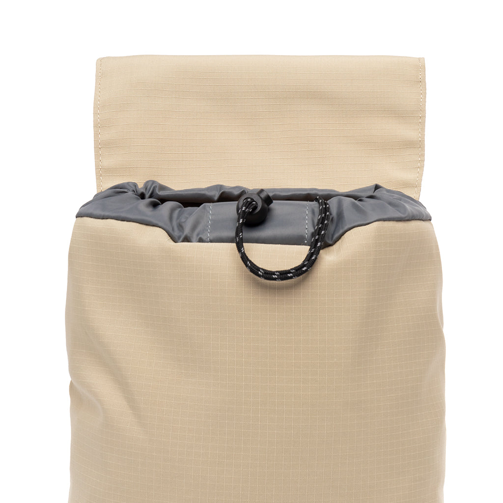 Beige Scout Mini Vandra backpack made from recycled PET from Lefrik
