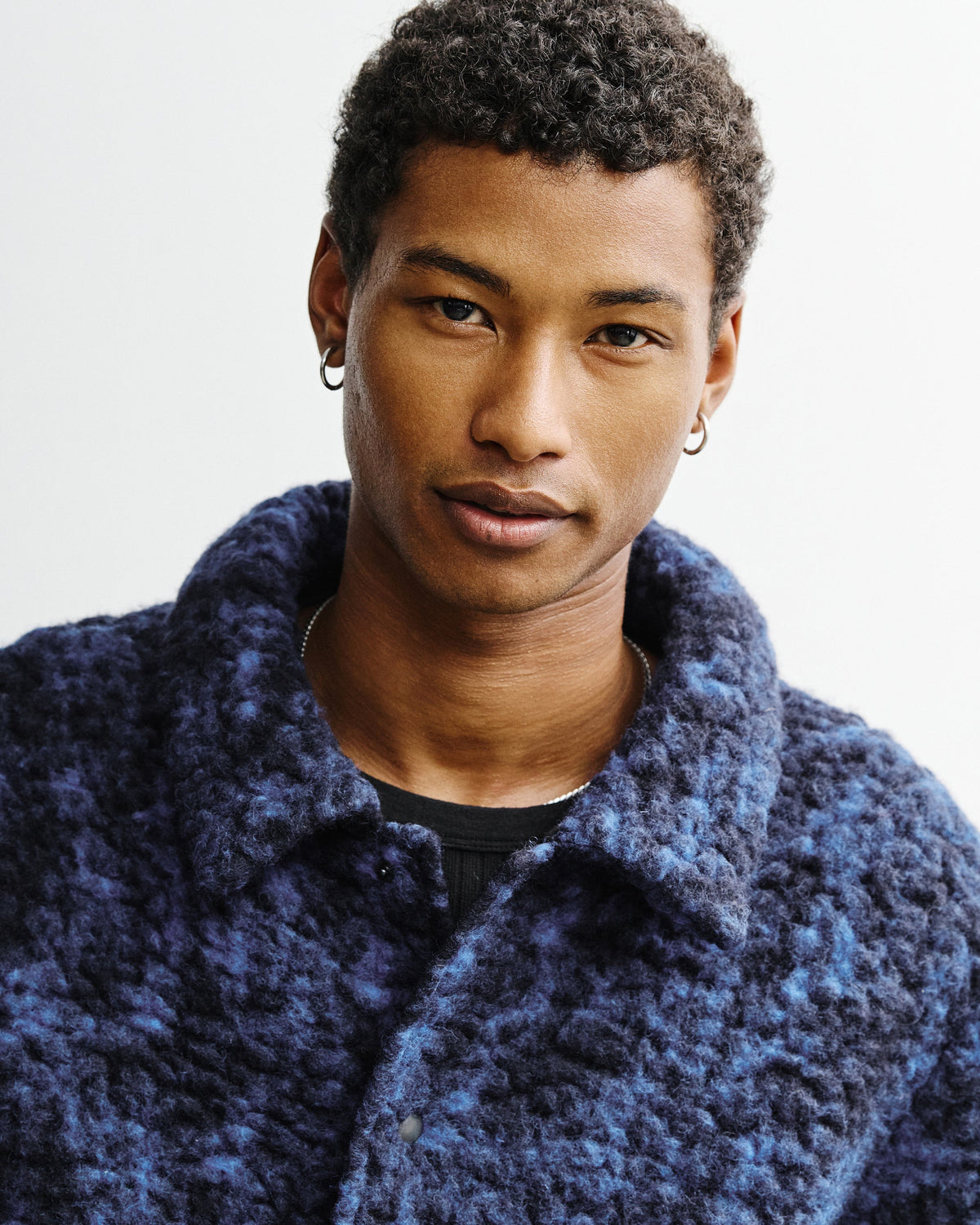 Sherpa Jacke aus Bio Wolle in Blau von Rotholz