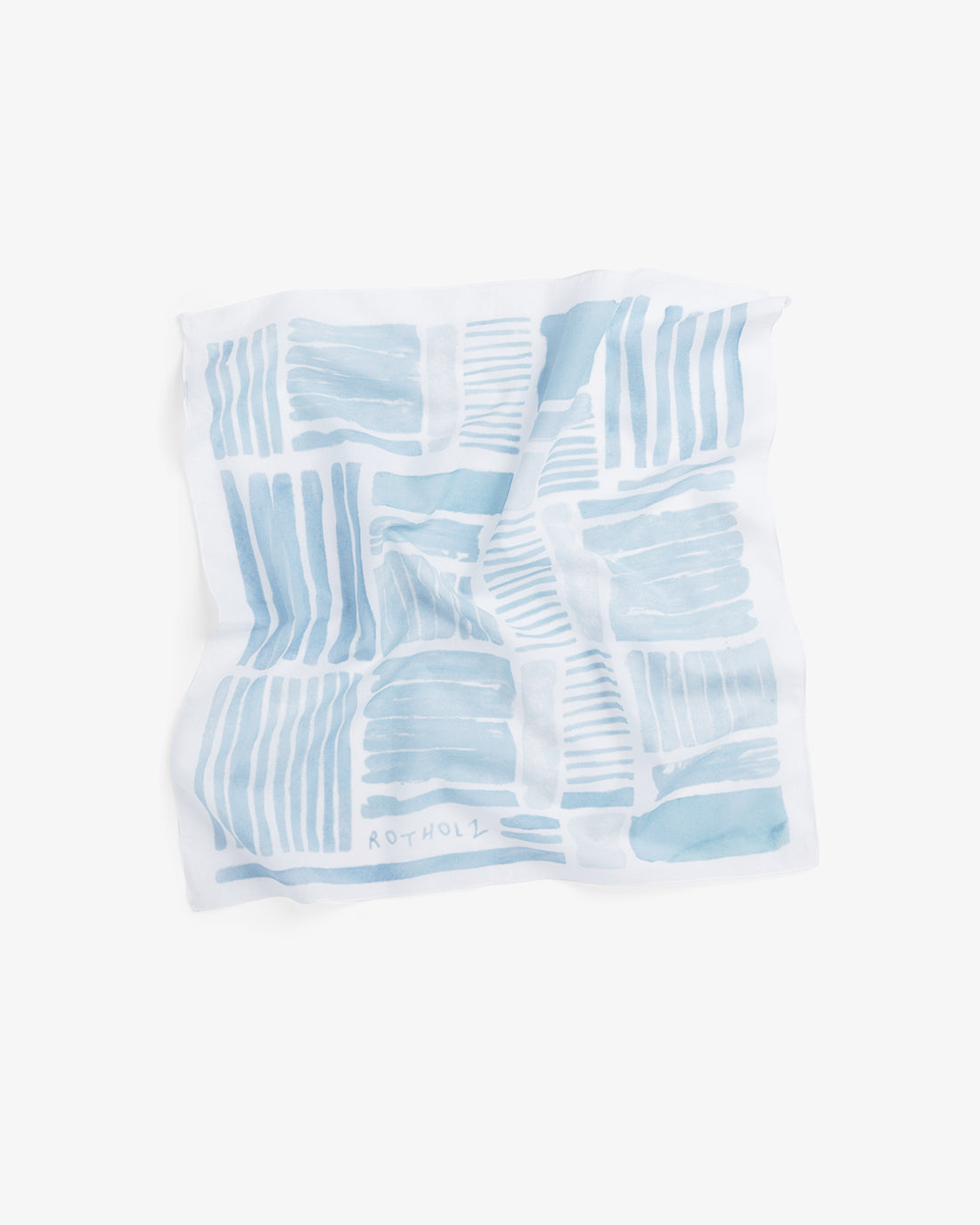 Hellblaues Bandana aus 100% Bio-Baumwolle von Rotholz