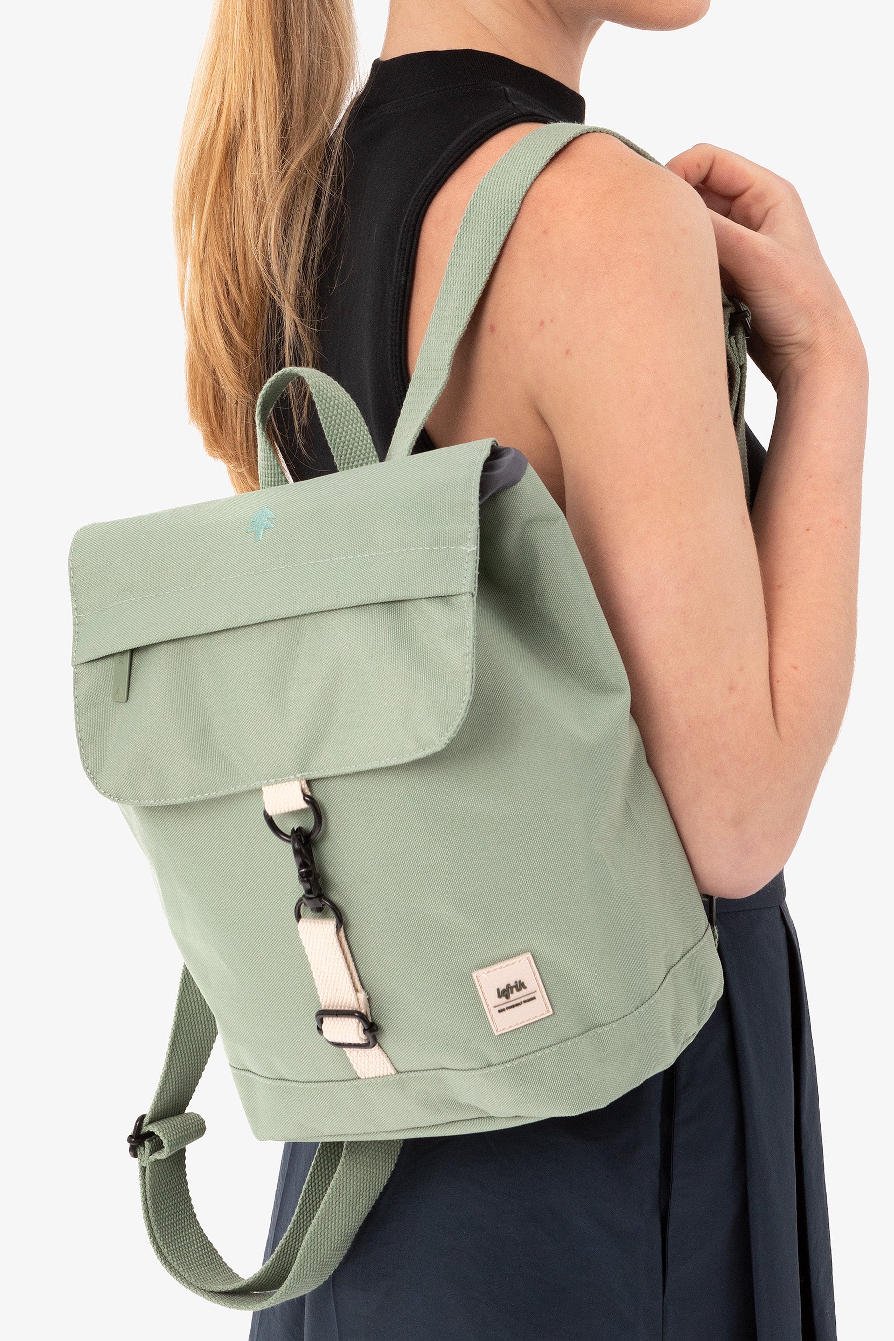 Hellgrüner Rucksack Scout Mini aus recyceltem PET von Lefrik