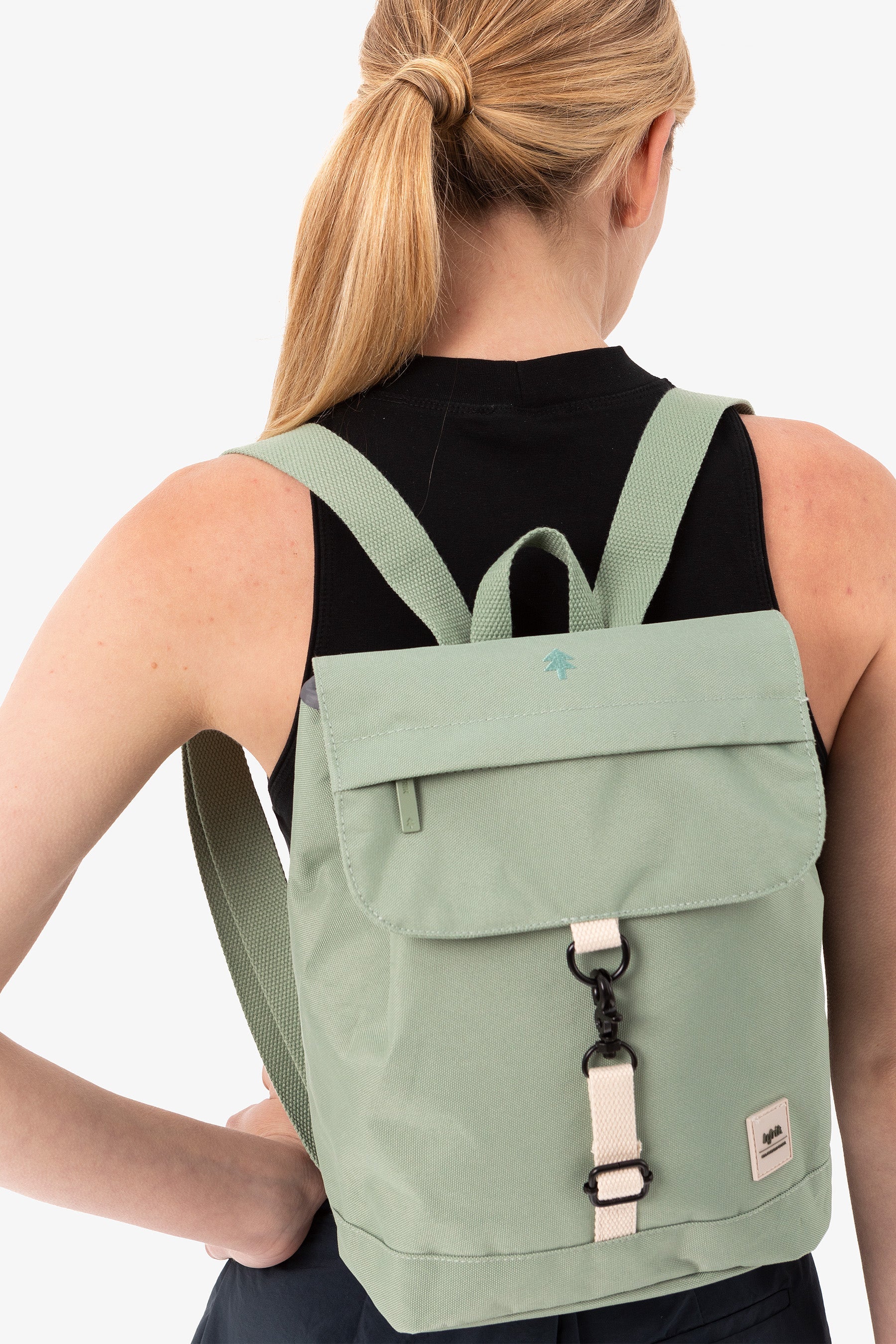 Hellgrüner Rucksack Scout Mini aus recyceltem PET von Lefrik