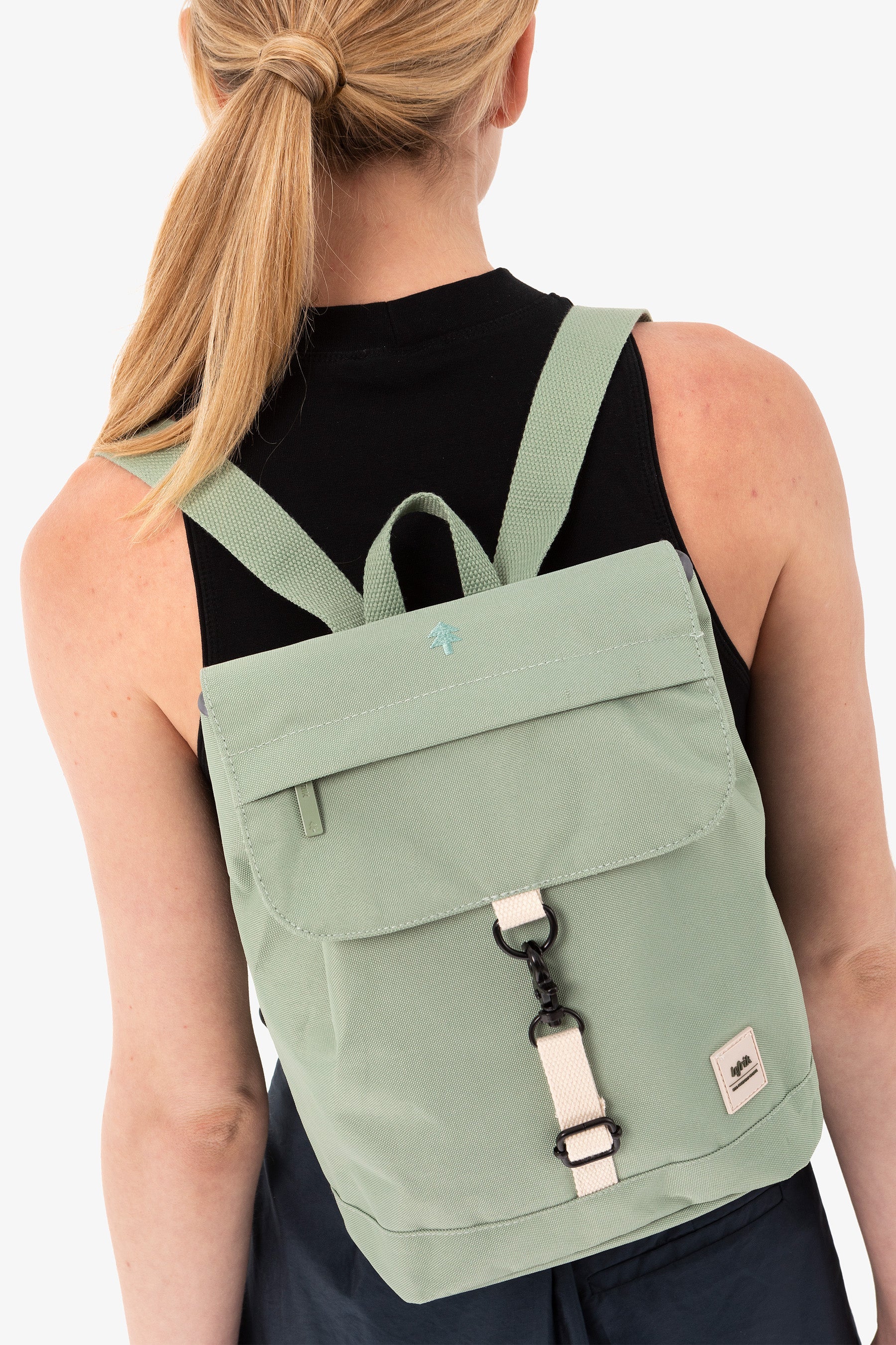 Hellgrüner Rucksack Scout Mini aus recyceltem PET von Lefrik