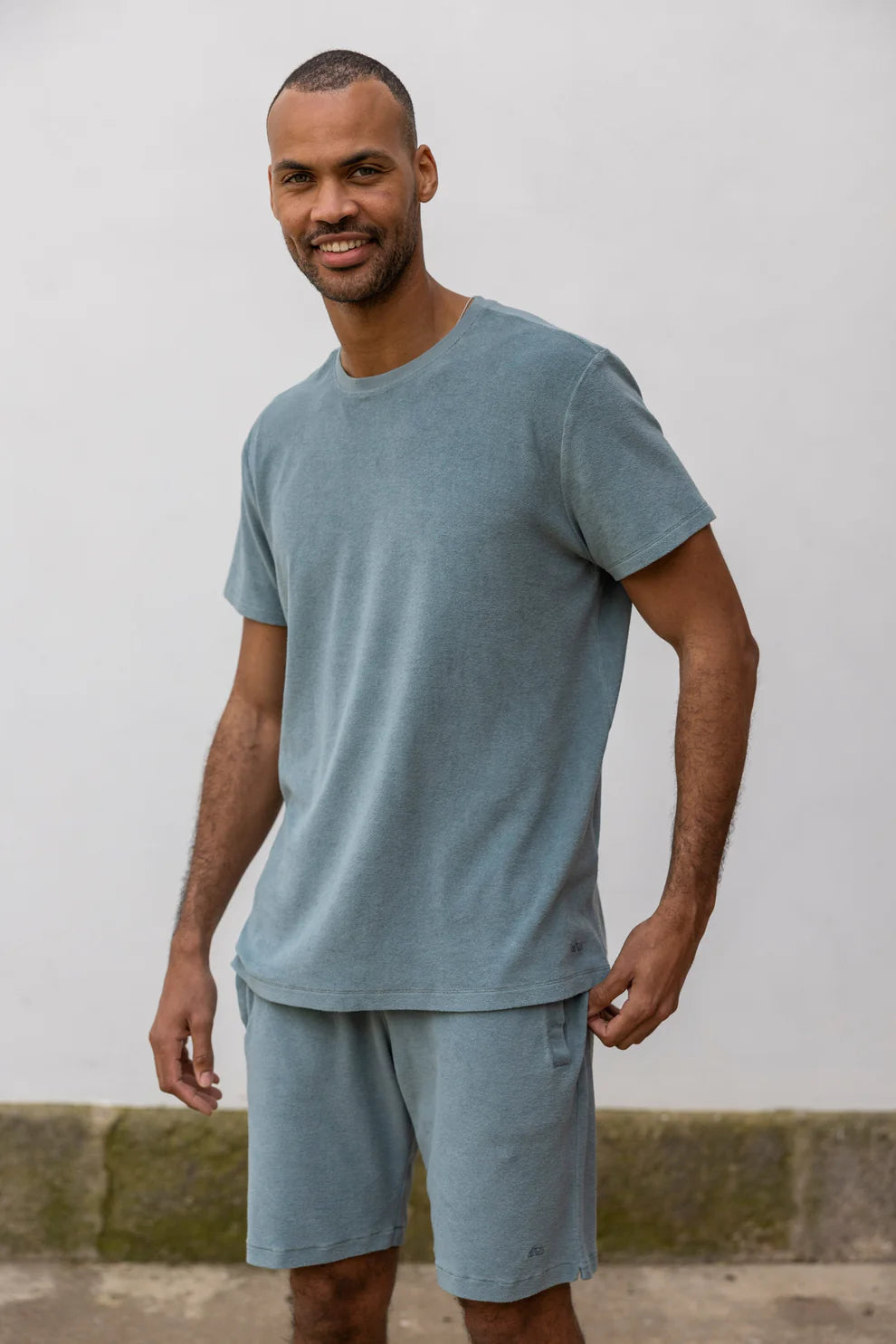 Terry Set Dusty Petrol made of organic cotton by DIRTS