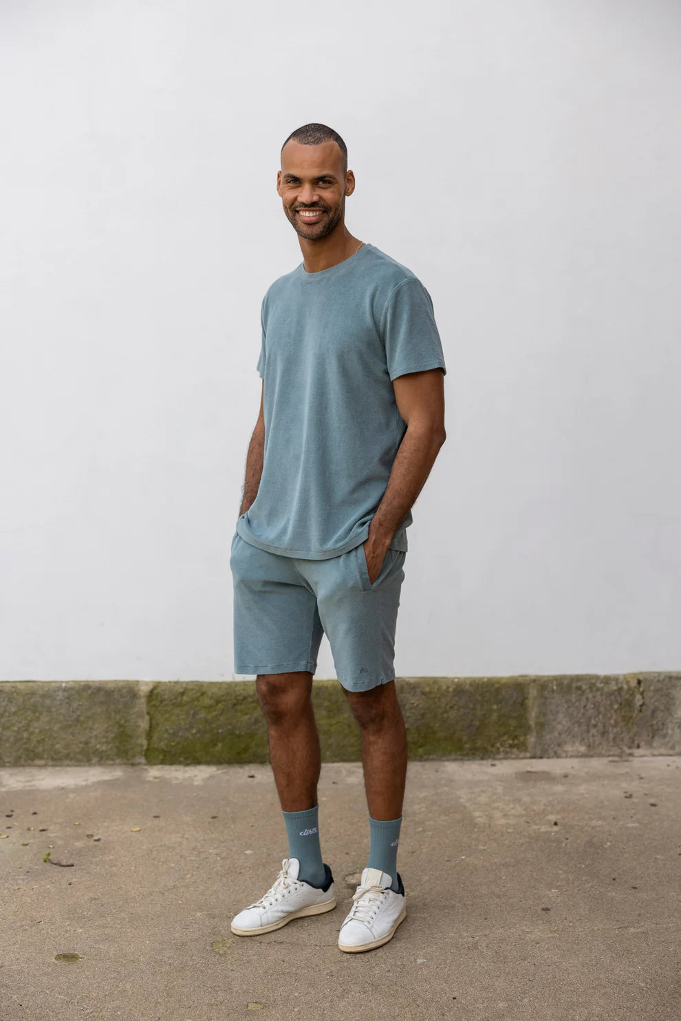 Terry Set Dusty Petrol made of organic cotton by DIRTS