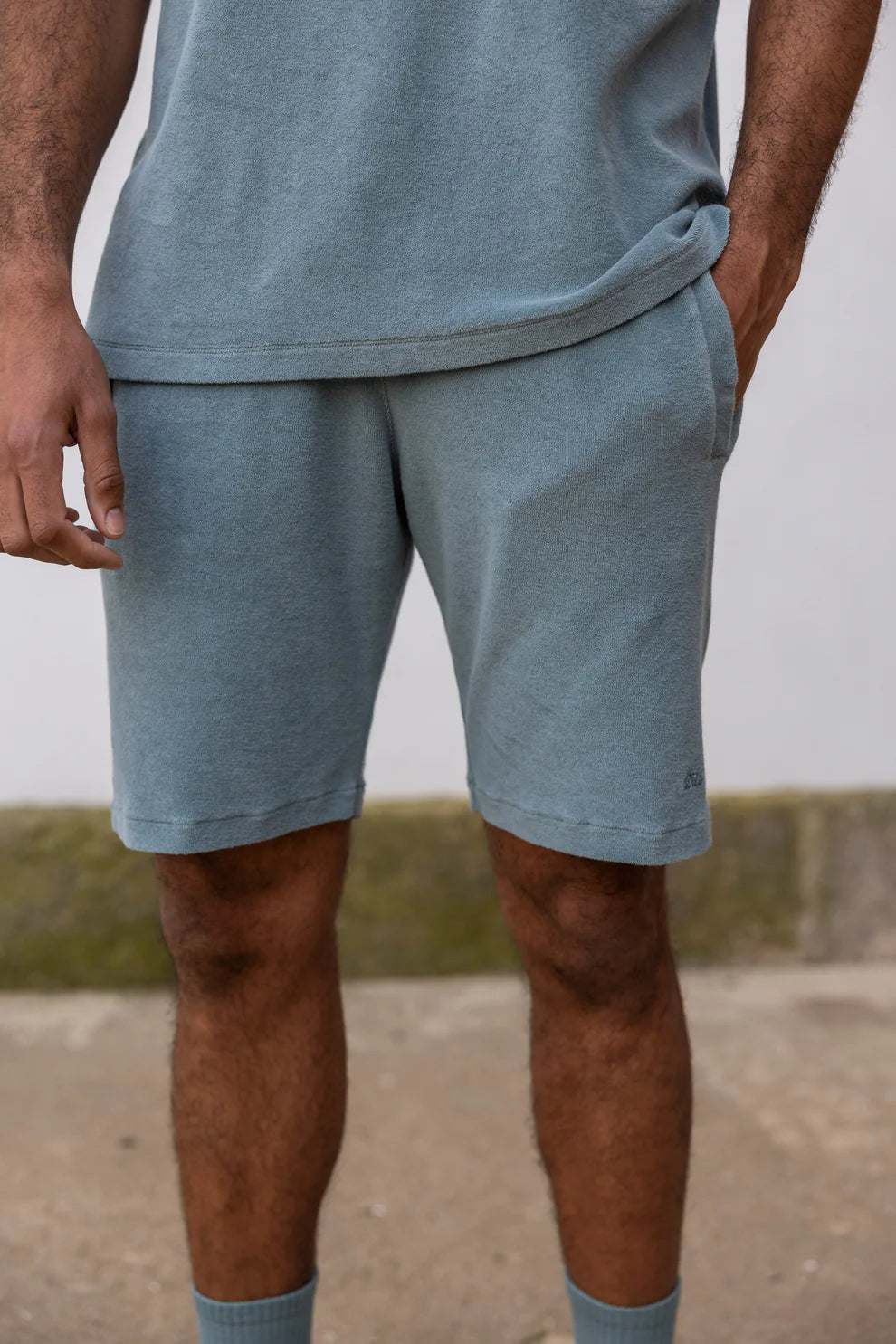 Terry Set Dusty Petrol made of organic cotton by DIRTS
