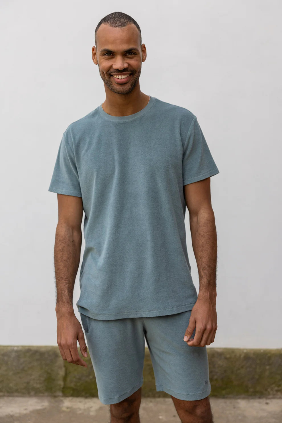 Terry Set Dusty Petrol made of organic cotton by DIRTS