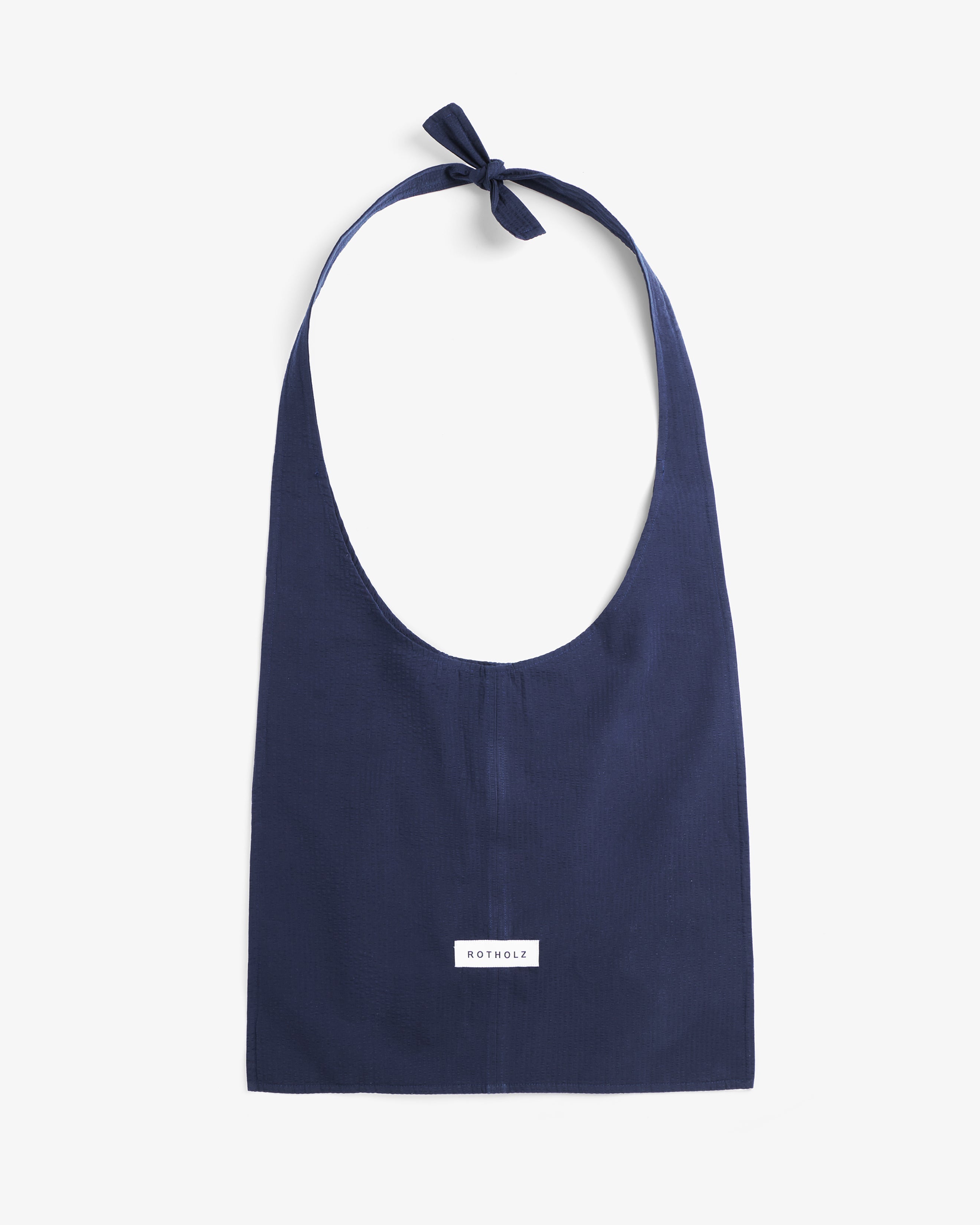 Dark blue bag made of 100% organic cotton by Rotholz