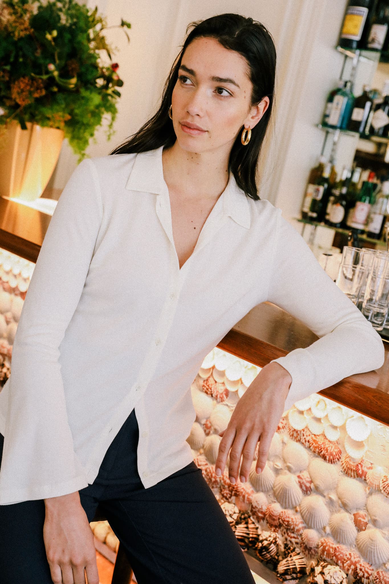 Beige blouse Mélisse made of Tencel & Modal from Avani