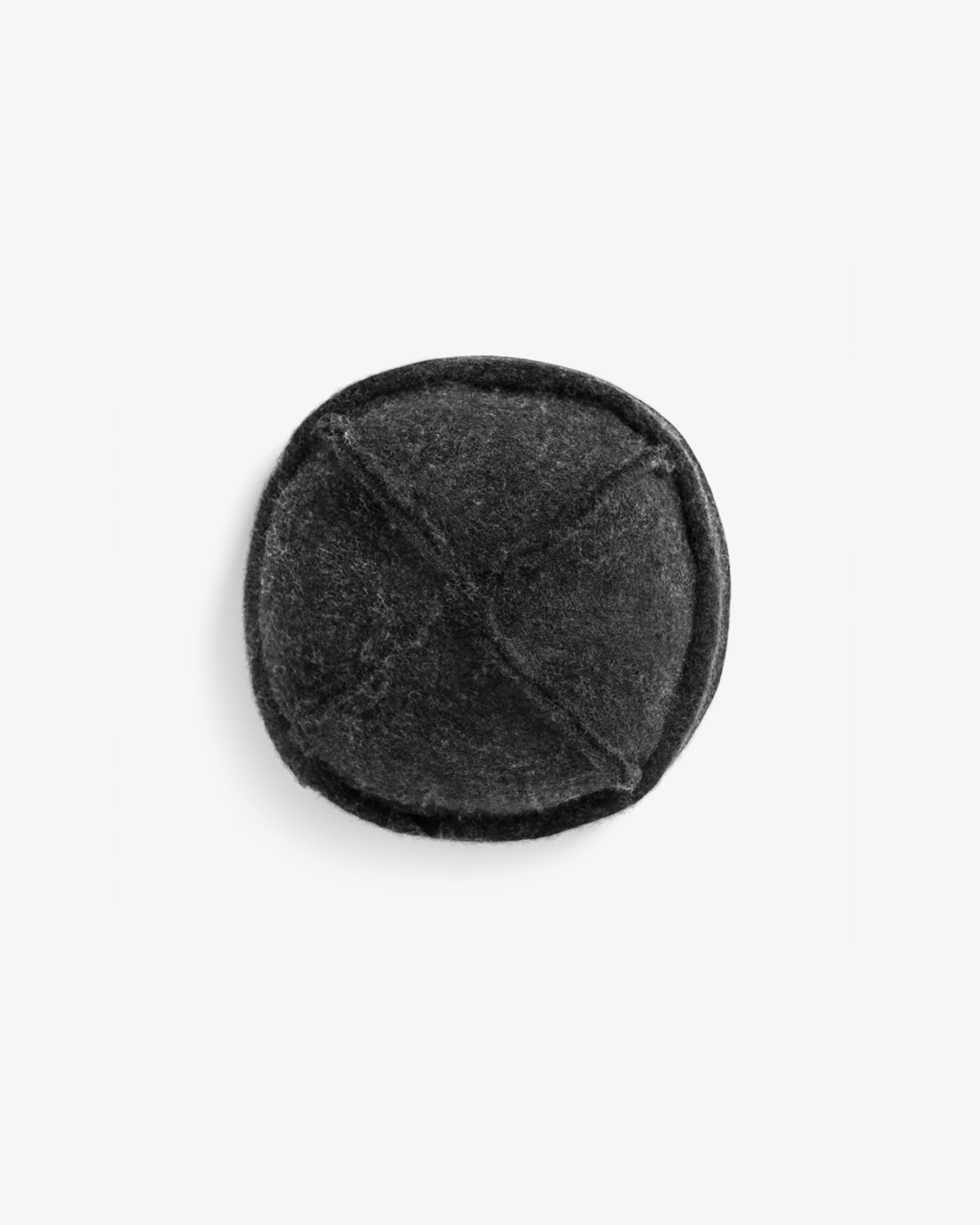Graue Wollmütze Toque aus Bio-Wolle von Rotholz