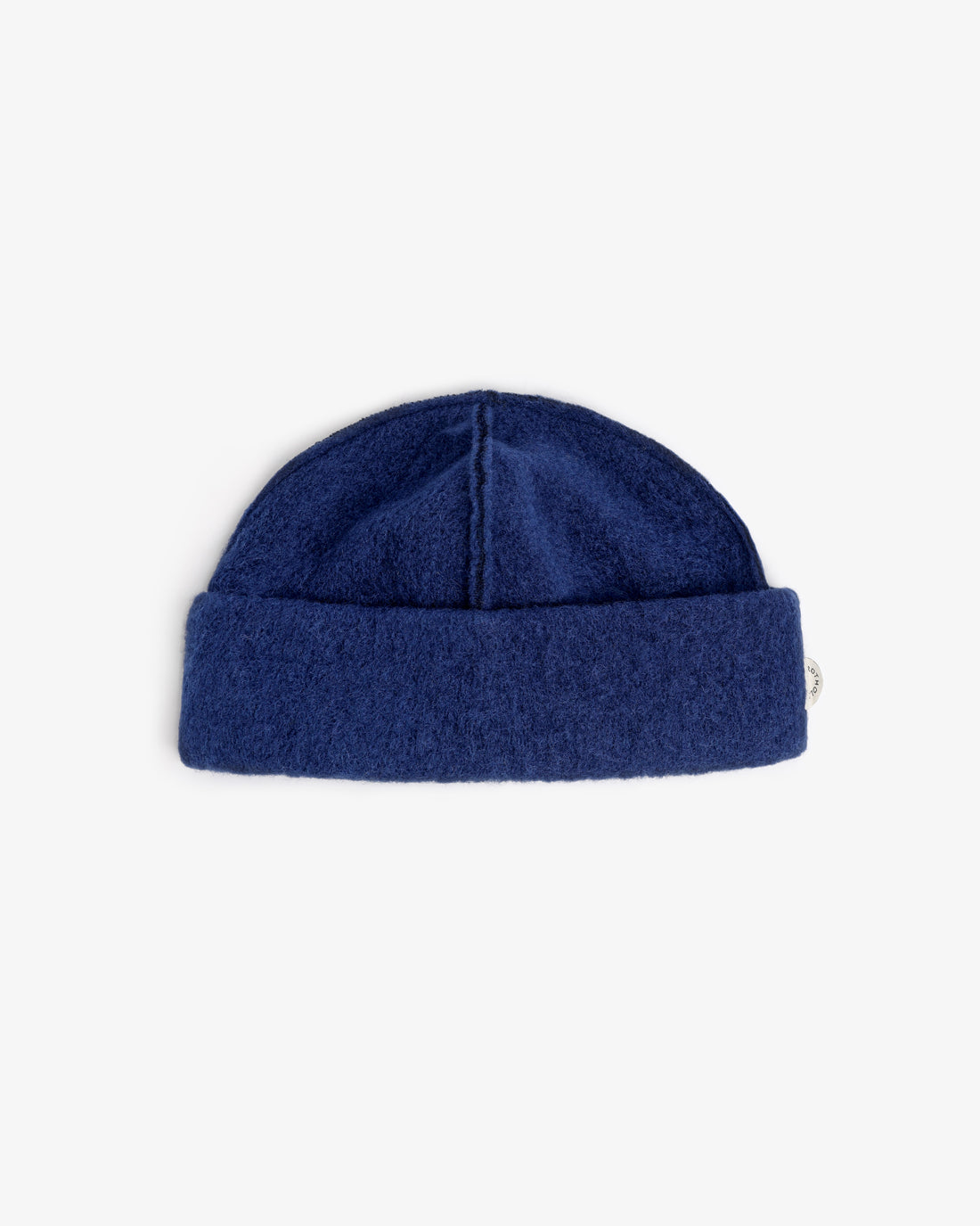 Blaue Wollmütze Toque aus Bio-Wolle von Rotholz