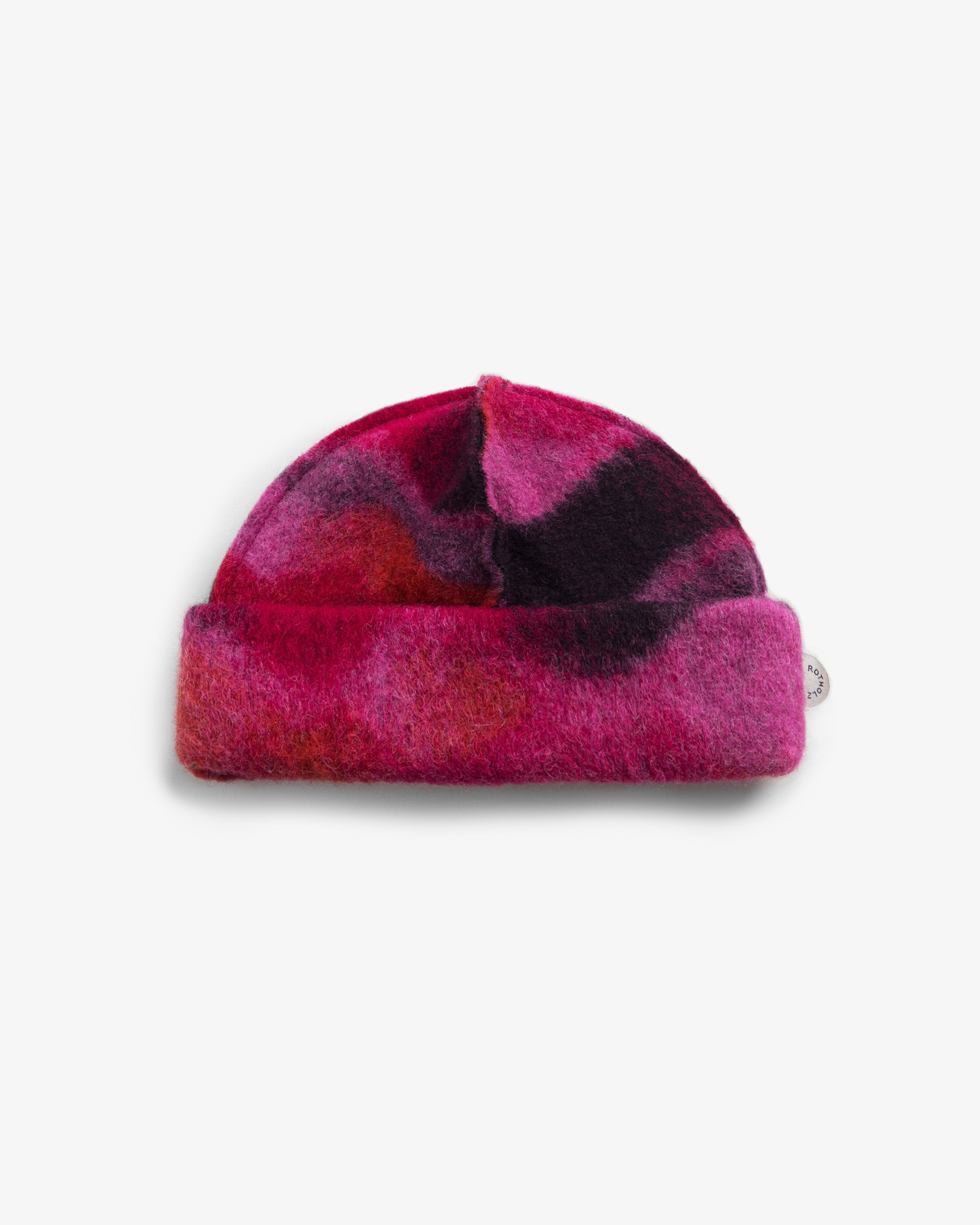 Pinke Toque-Mütze aus Bio-Wolle von Rotholz