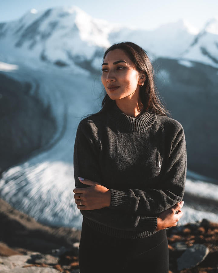 TreePullover Cosy Women Anthracite Mel - PULLOVER - NIKIN