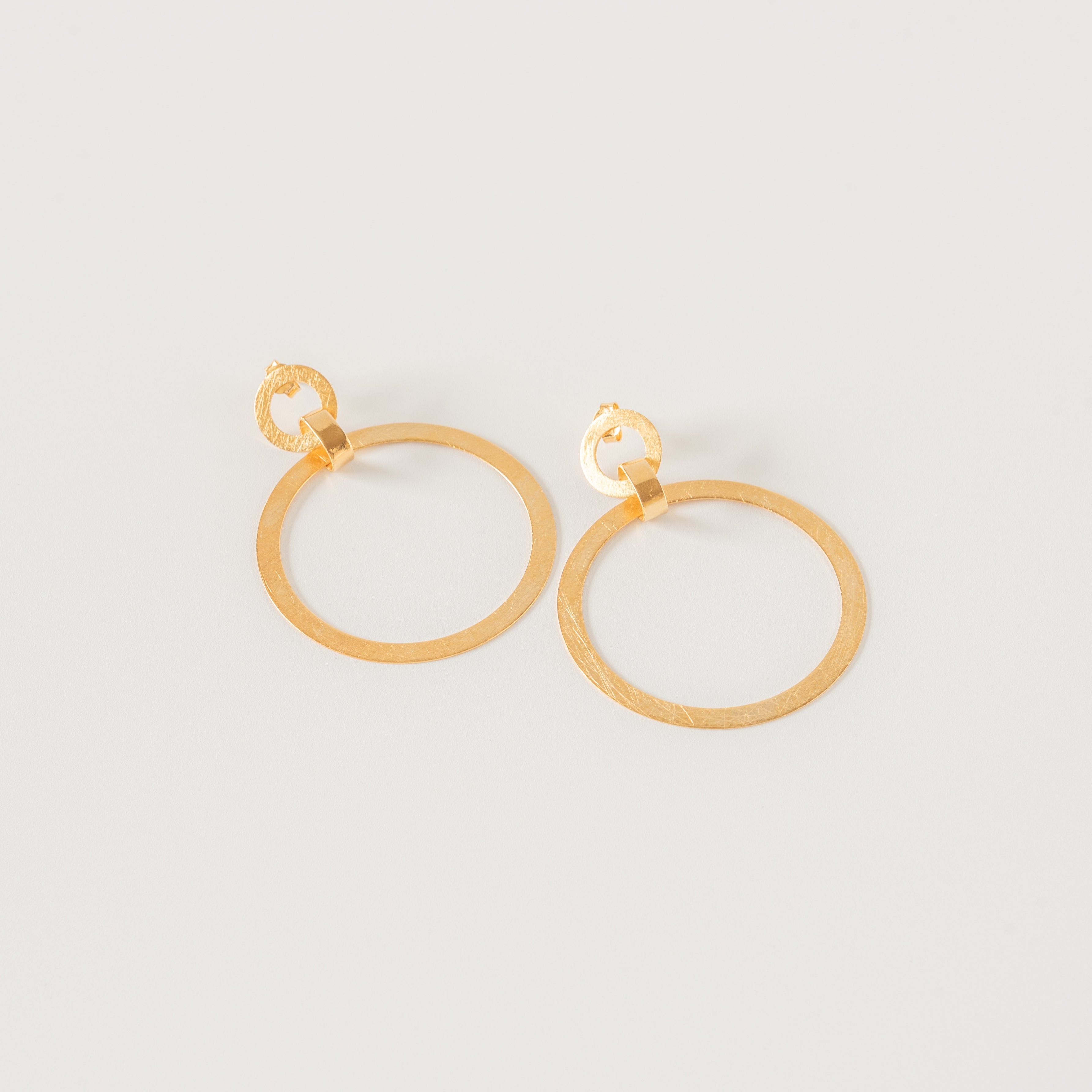 Billabong double hoop earrings