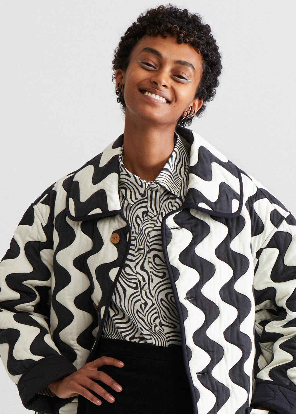Alma Blouse Groovy KOMANA