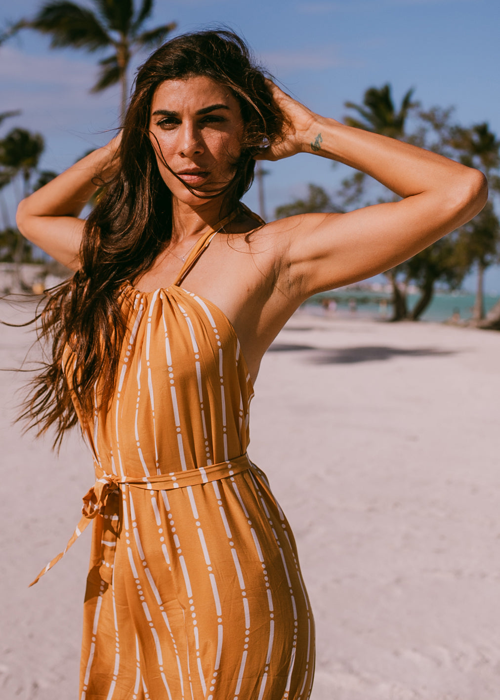 PRE-ORDER Ambra Jumpsuit Bamboo mustard