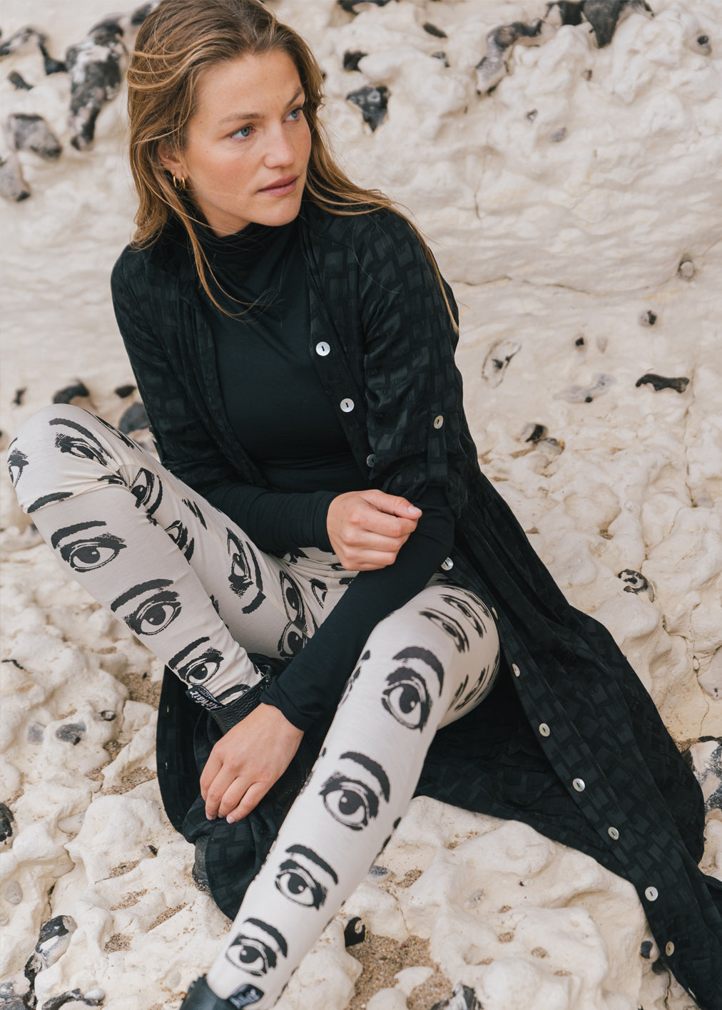 Lyocell Leggings All Eyes von KOMANA