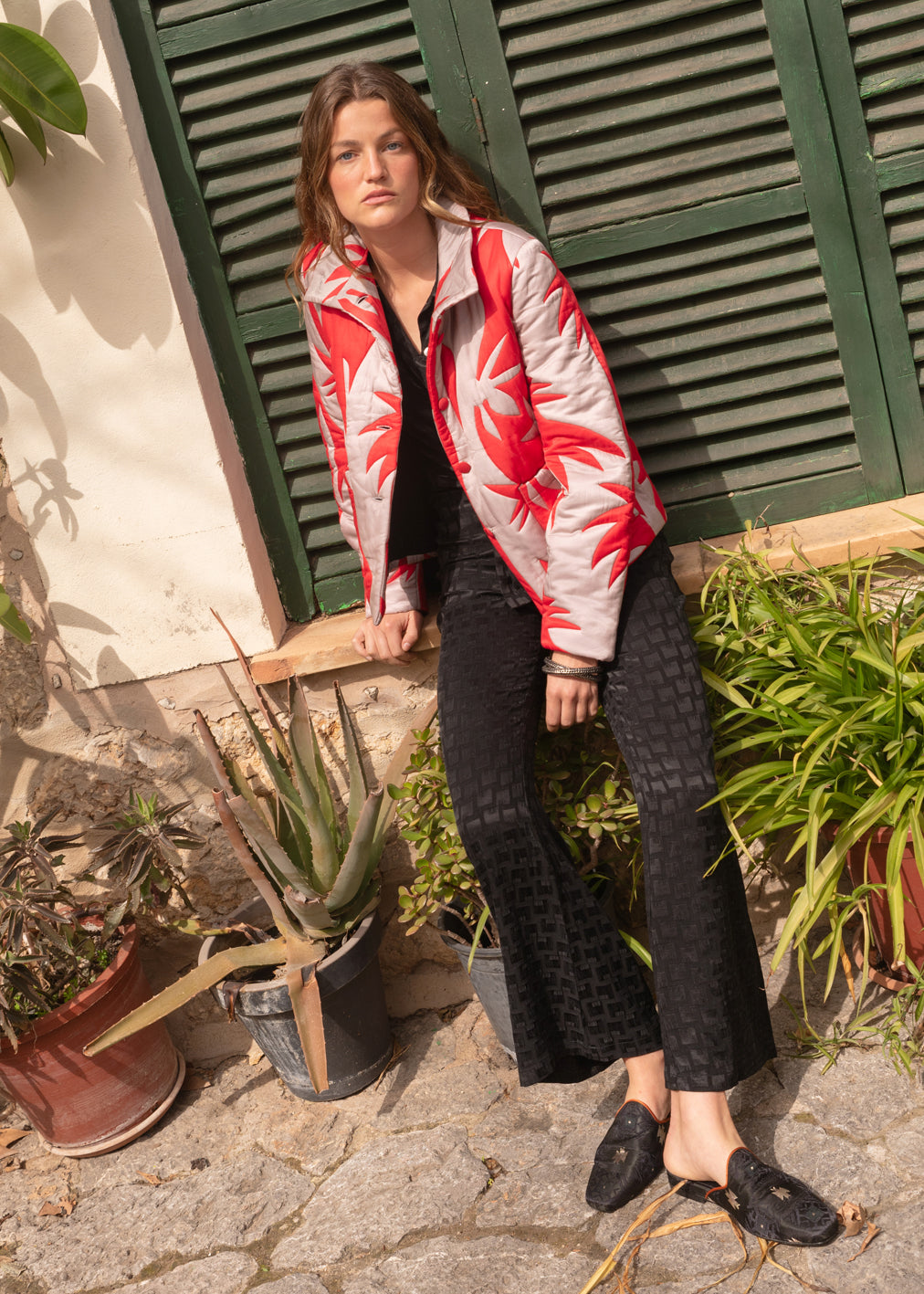 Jacke Rocket Palm Red