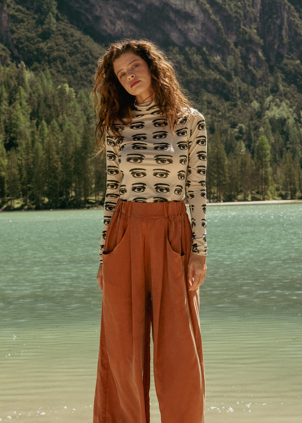 Lyocell Spock Top All Eyes von Komana