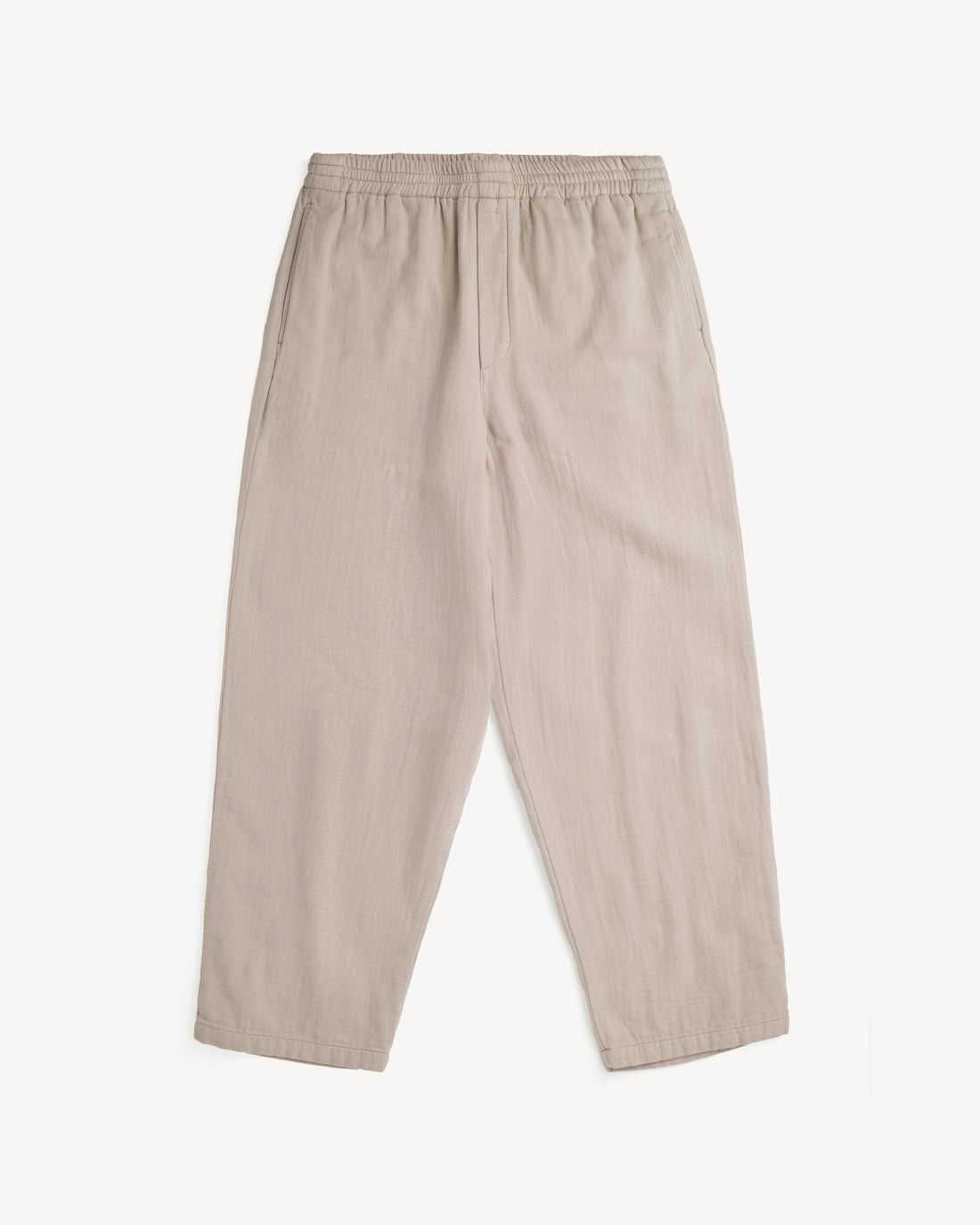 Pantalon large beige en 100 % coton biologique de Rotholz
