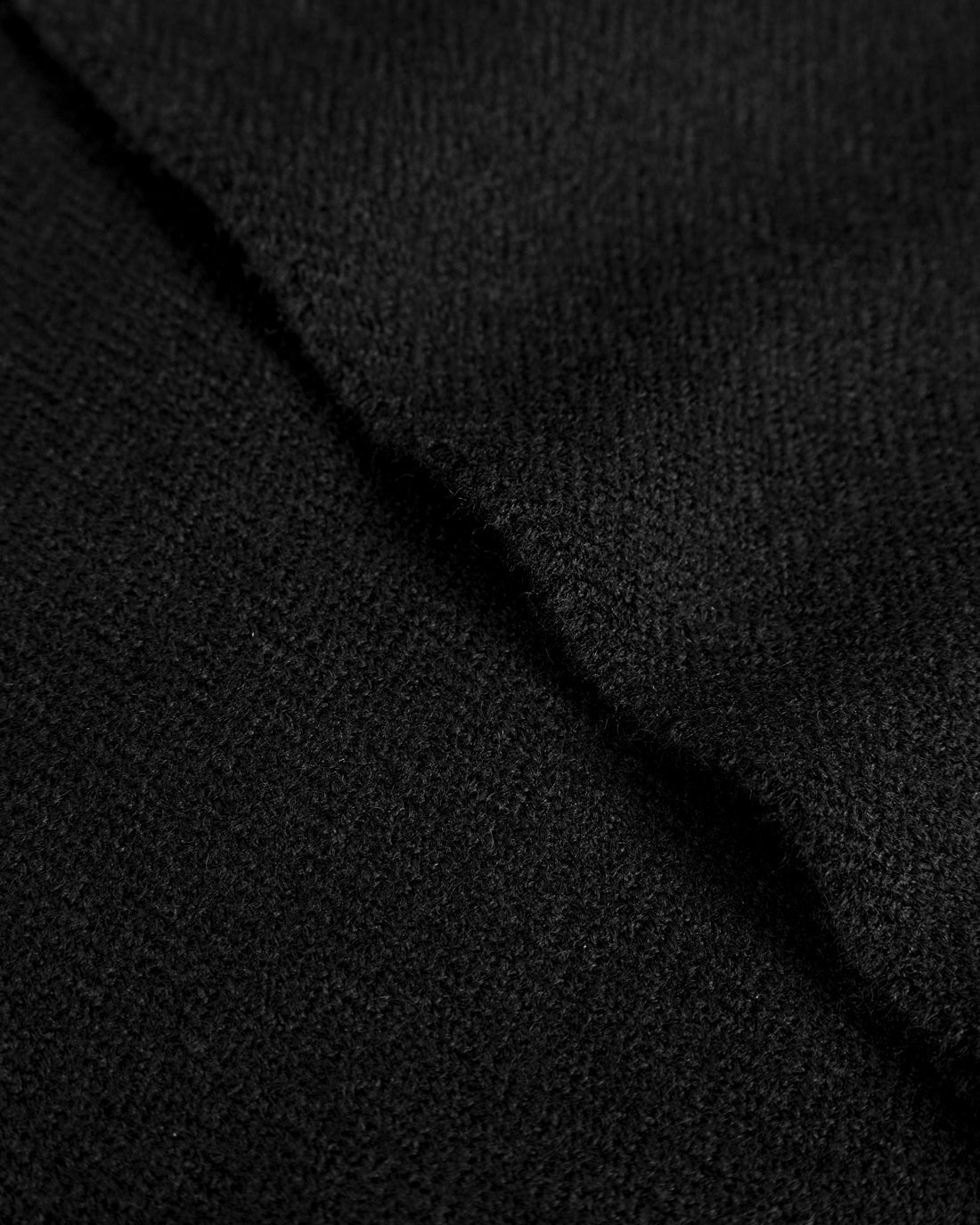 Webschal Merinowolle - Schwarz von Rotholz