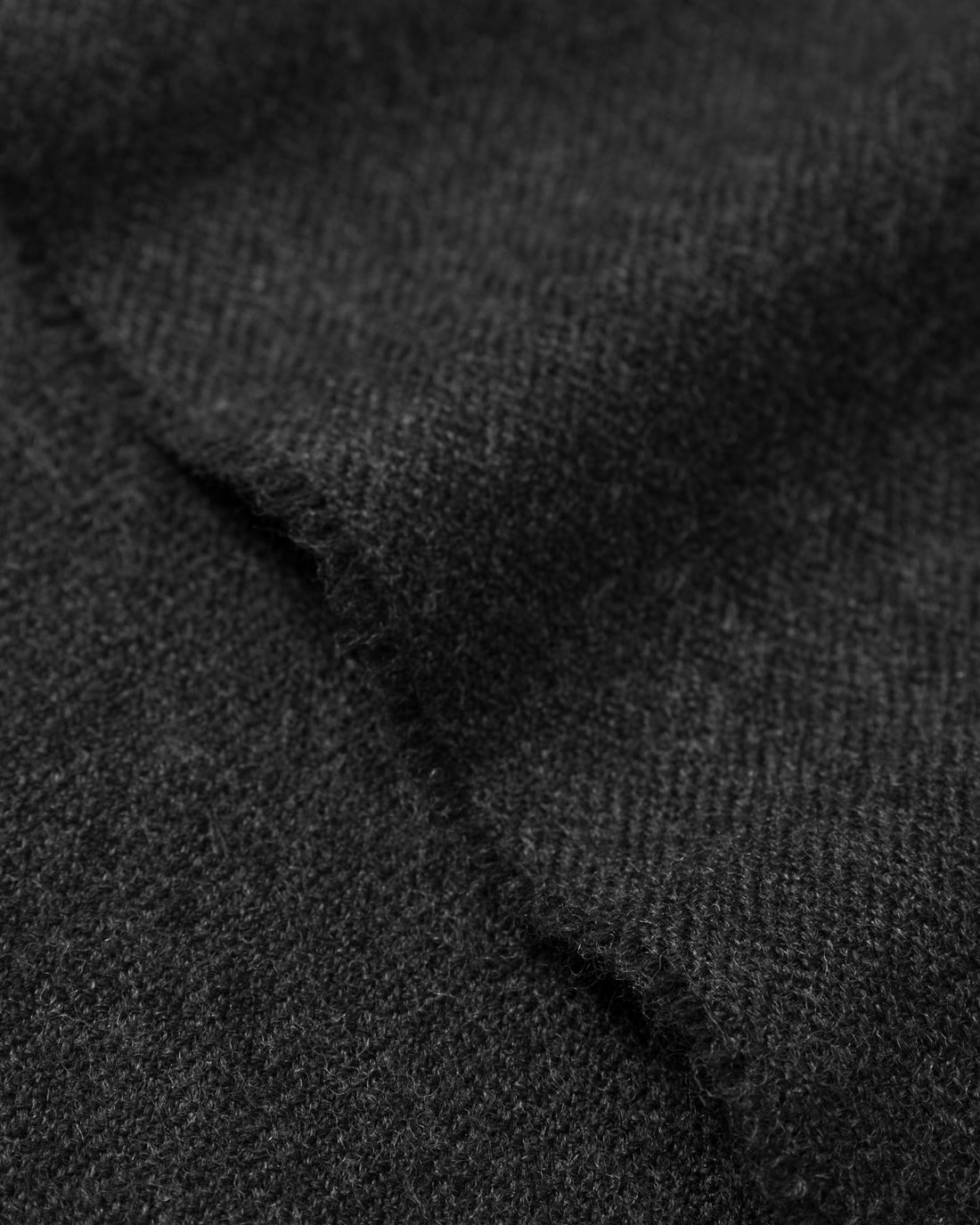 Webschal Merinowolle - Anthrazit von Rotholz